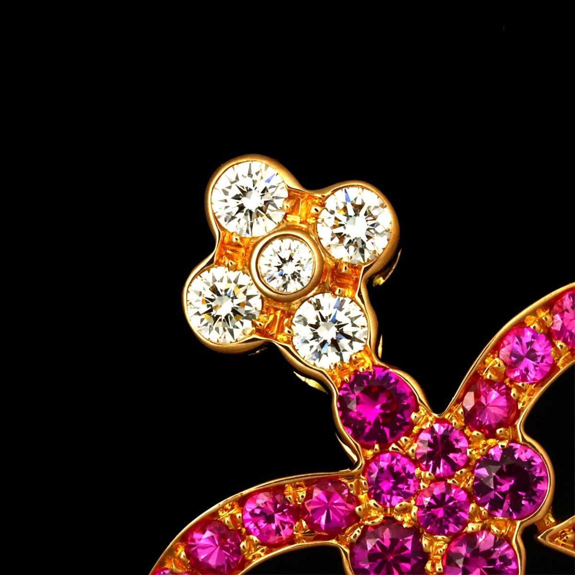 Louis Vuitton Pink Gold (18K) Band Ring (Pre-Owned)
