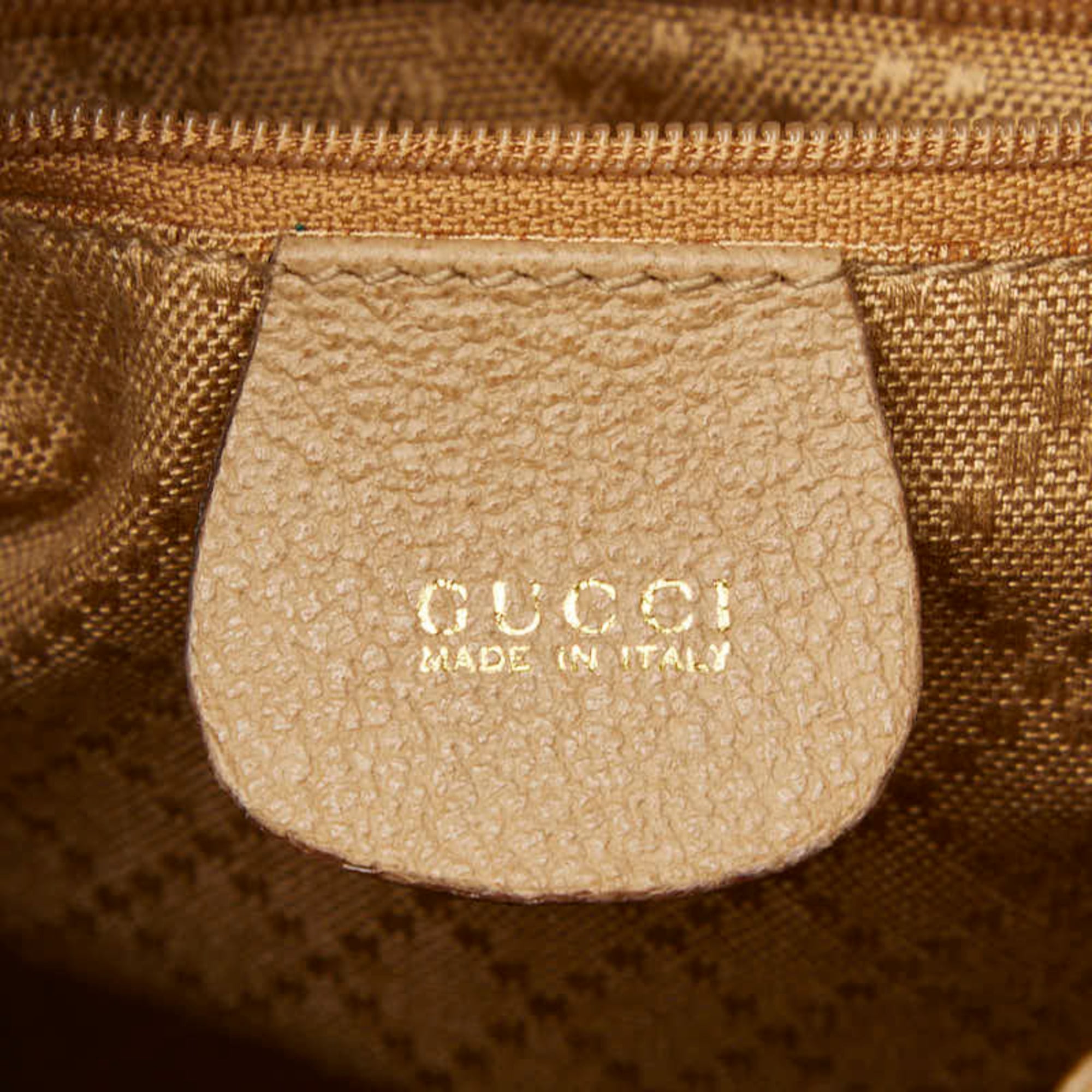 Gucci Brown Suede Leather Backpack (Pre-Owned)