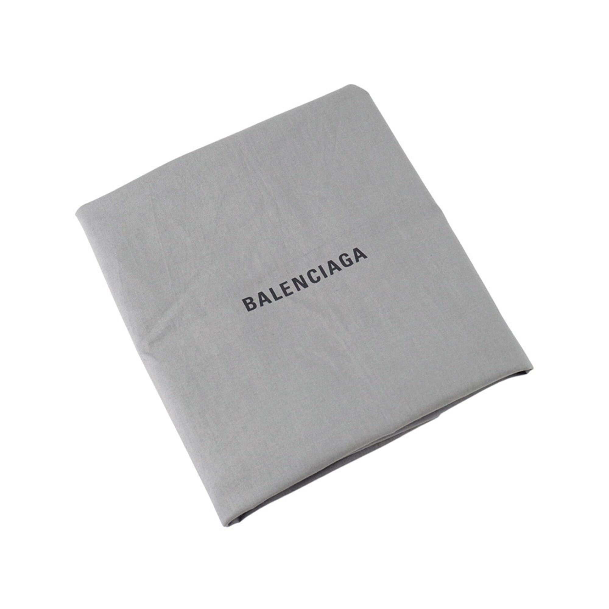 Balenciaga Black Leather Handbag Messenger Bag Shoulder Bag (Pre-Owned)