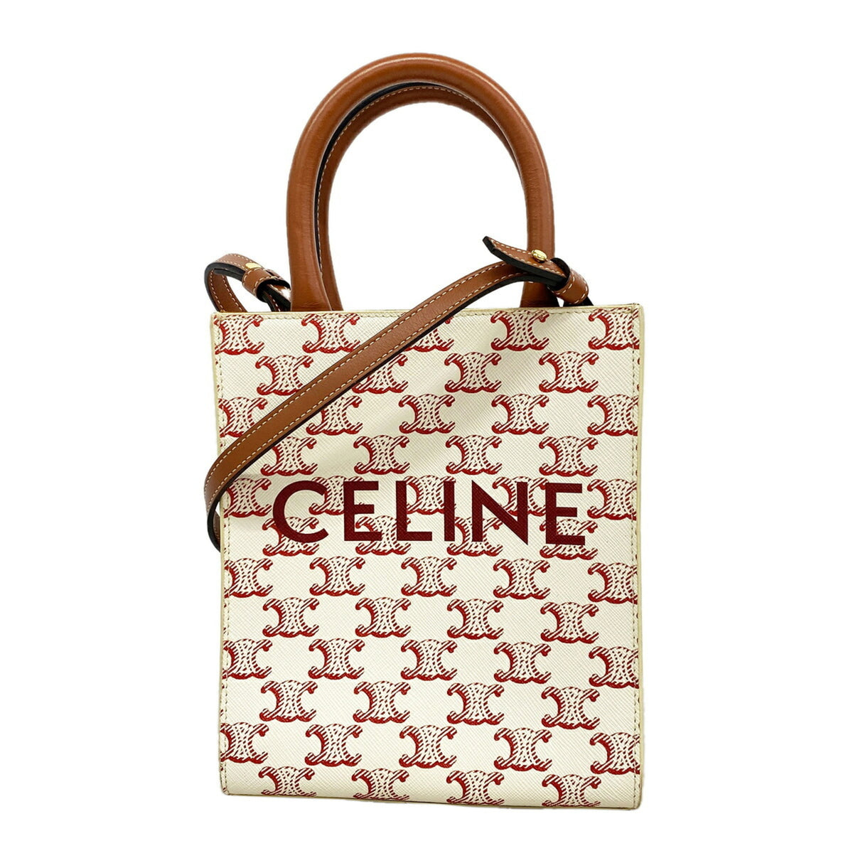 Celine White Pvc Handbag (Pre-Owned)
