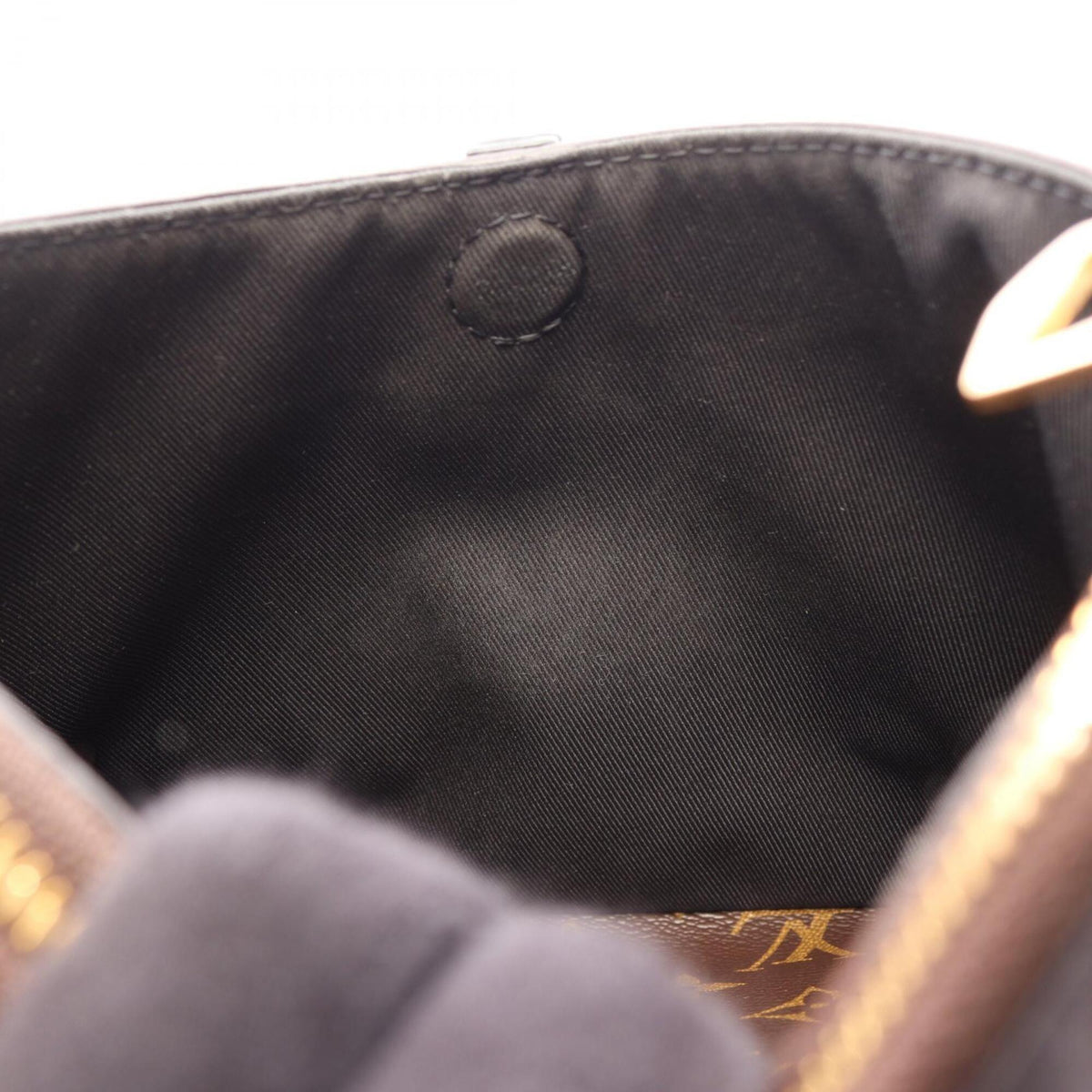 Louis Vuitton Black Brown Monogram Noir Monogram Leather Handbag Shoulder Bag (Pre-Owned)