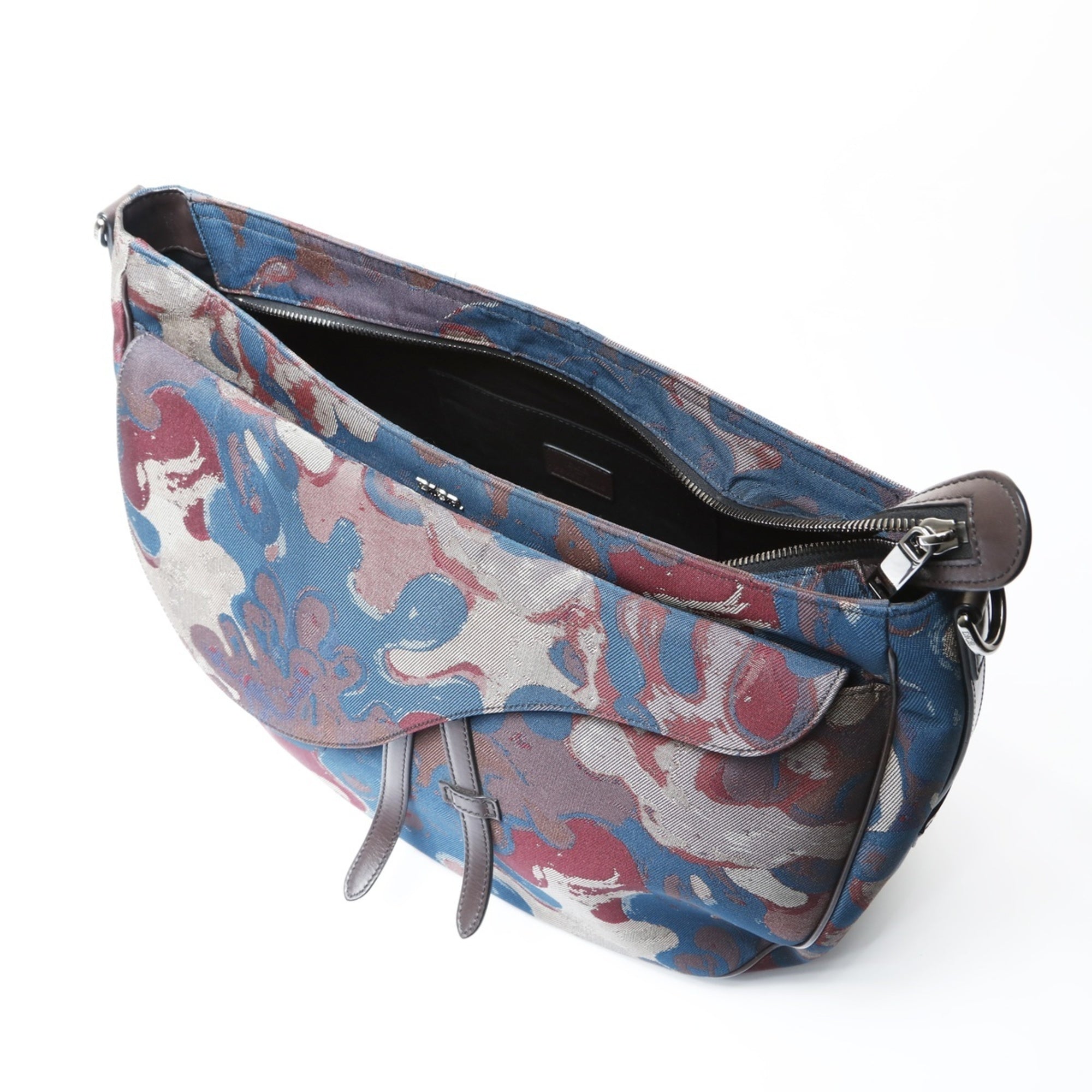 Christian Dior Multi-Color Saddle Bag Shoulder Bag (Pre-Owned)