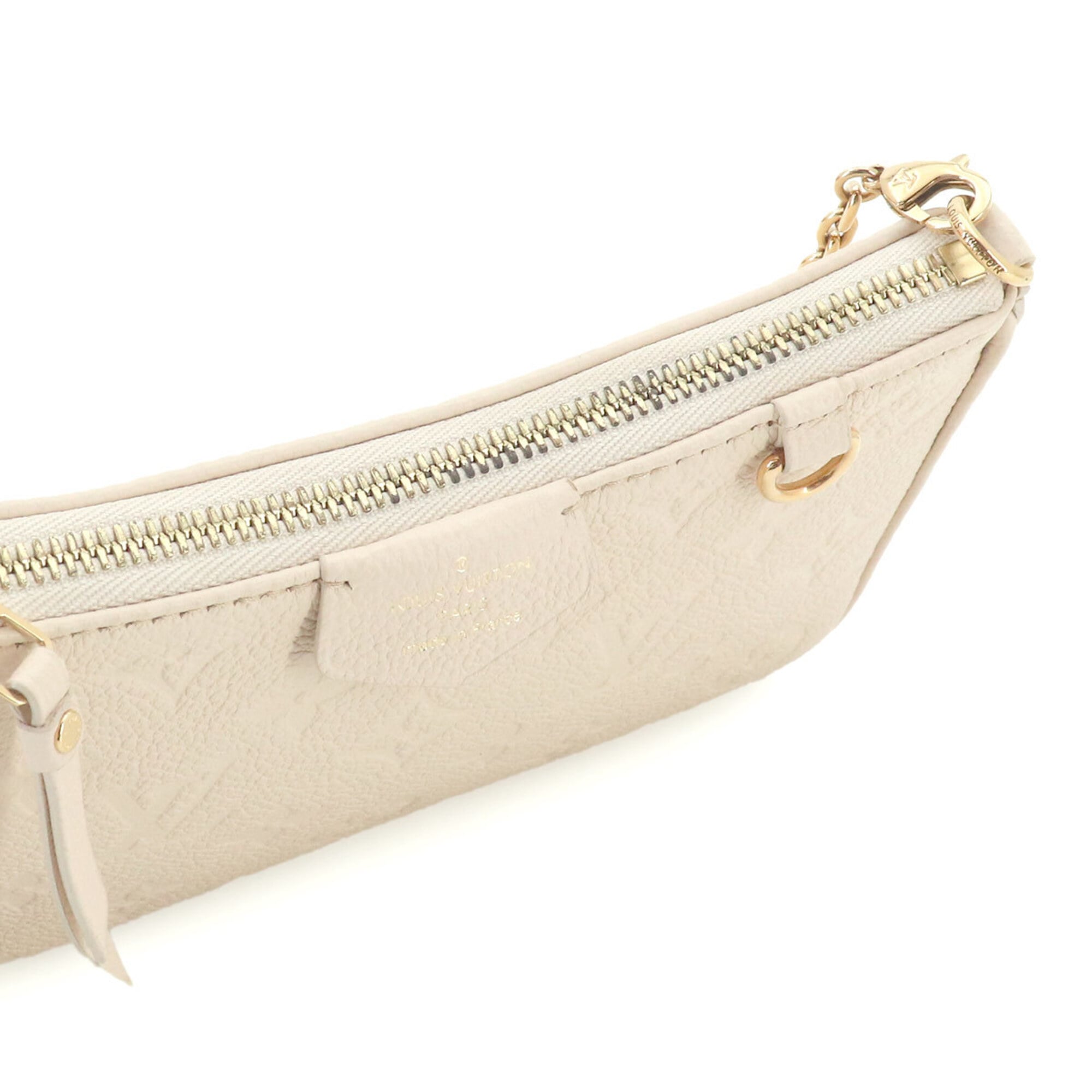 Louis Vuitton Cream Monogram Empreinte Handbag Pouch Shoulder Bag (Pre-Owned)