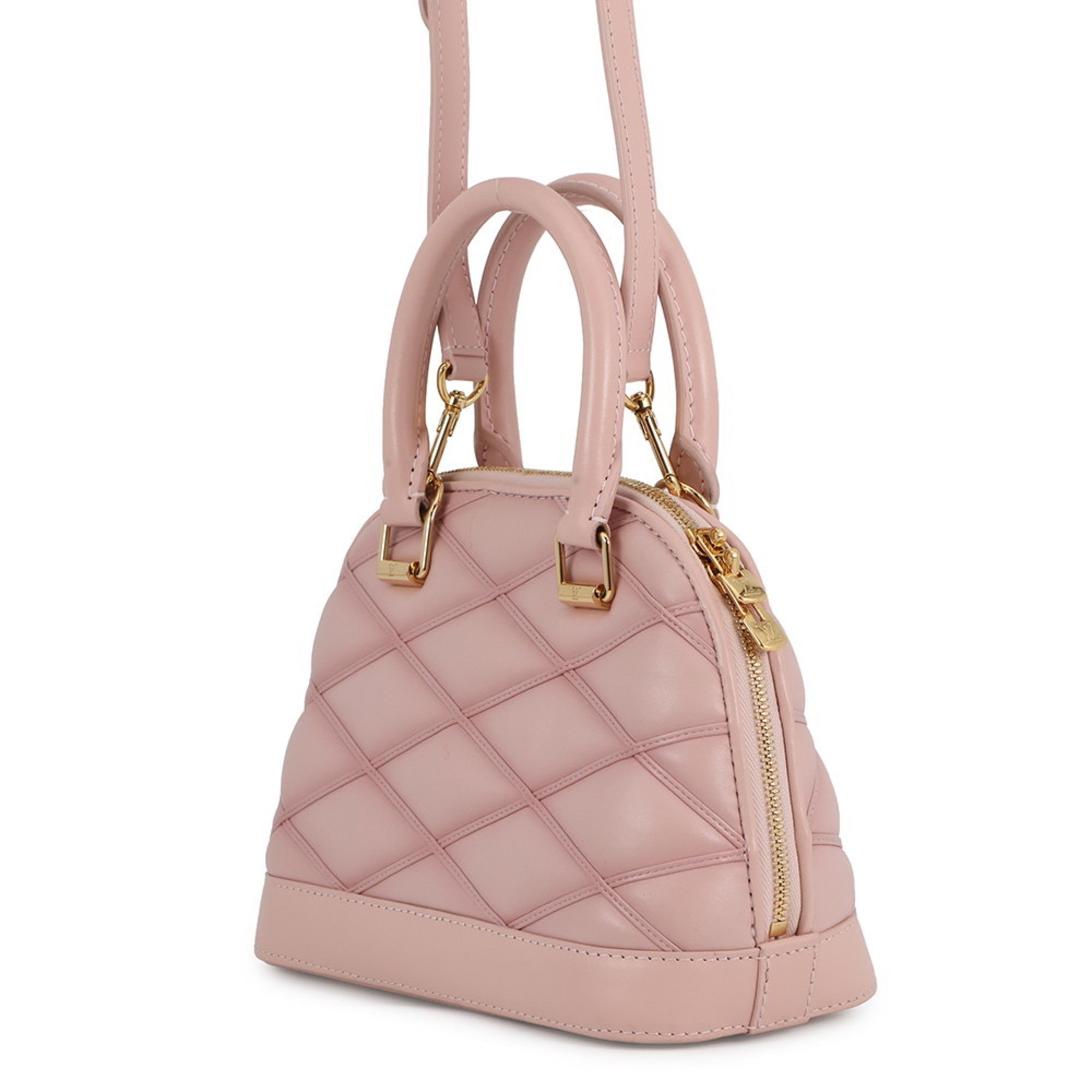 Louis Vuitton Pink Leather Handbag Shoulder Bag (Pre-Owned)