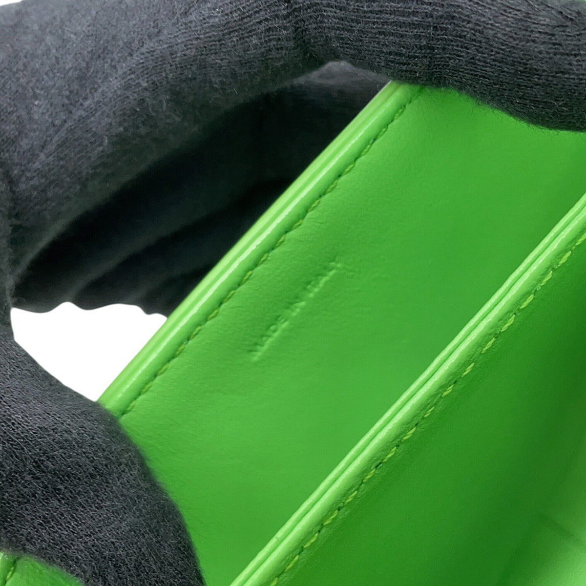 Celine Light Green Leather Shoulder Bag (Pre-Owned)