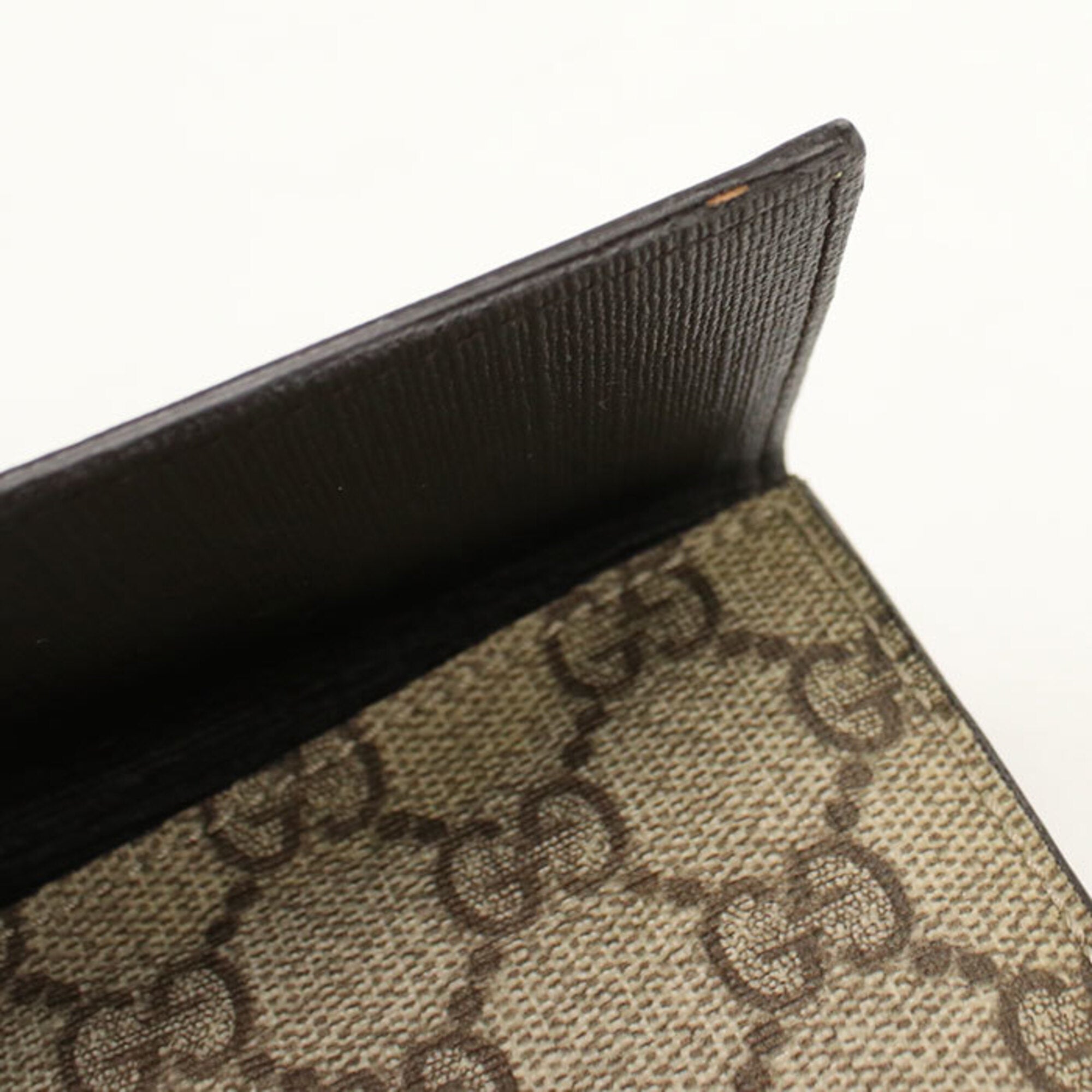 Gucci Beige Pvc Long Wallet (Bi-Fold) (Pre-Owned)