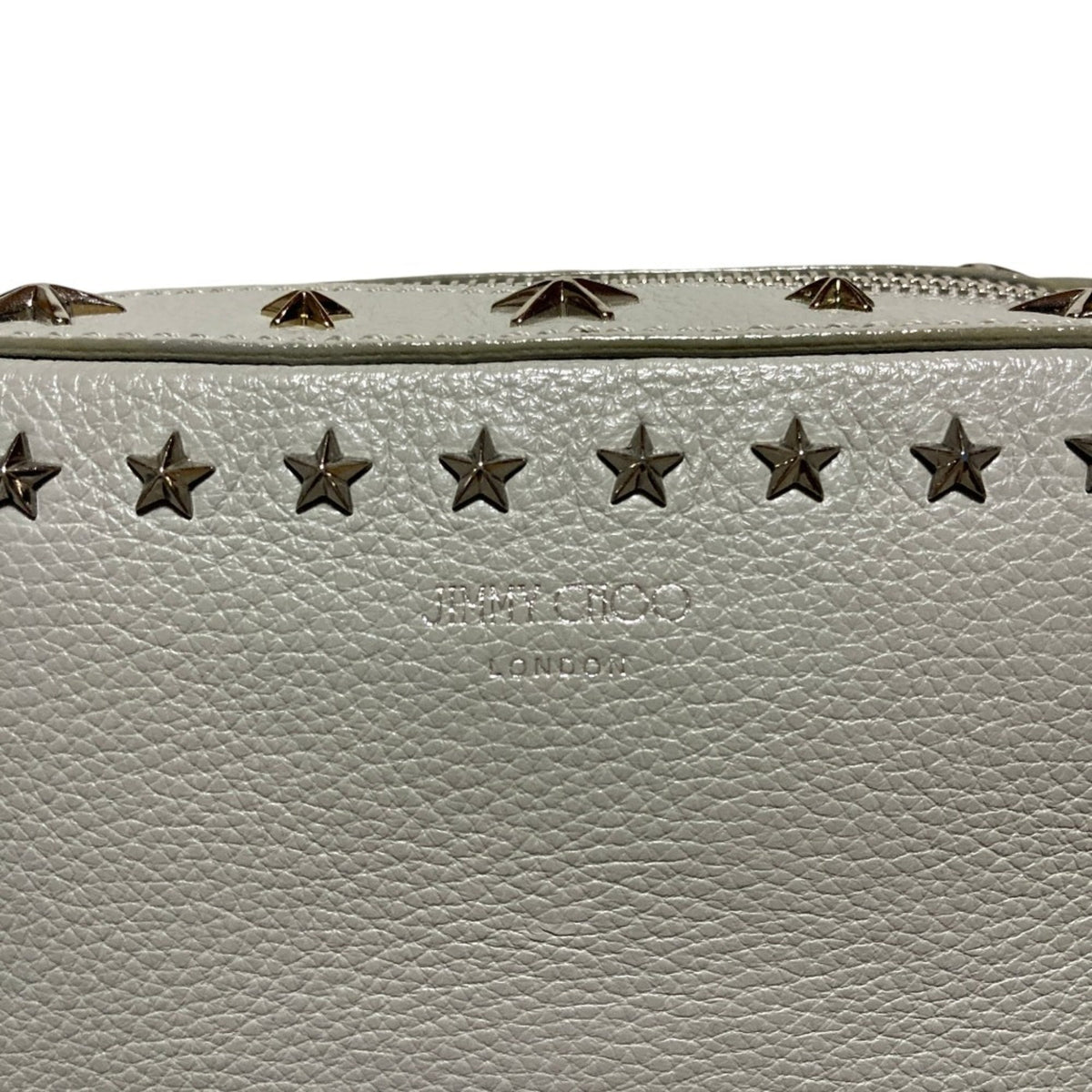 Jimmy Choo Gray Shoulder Bag (Pre-Owned)