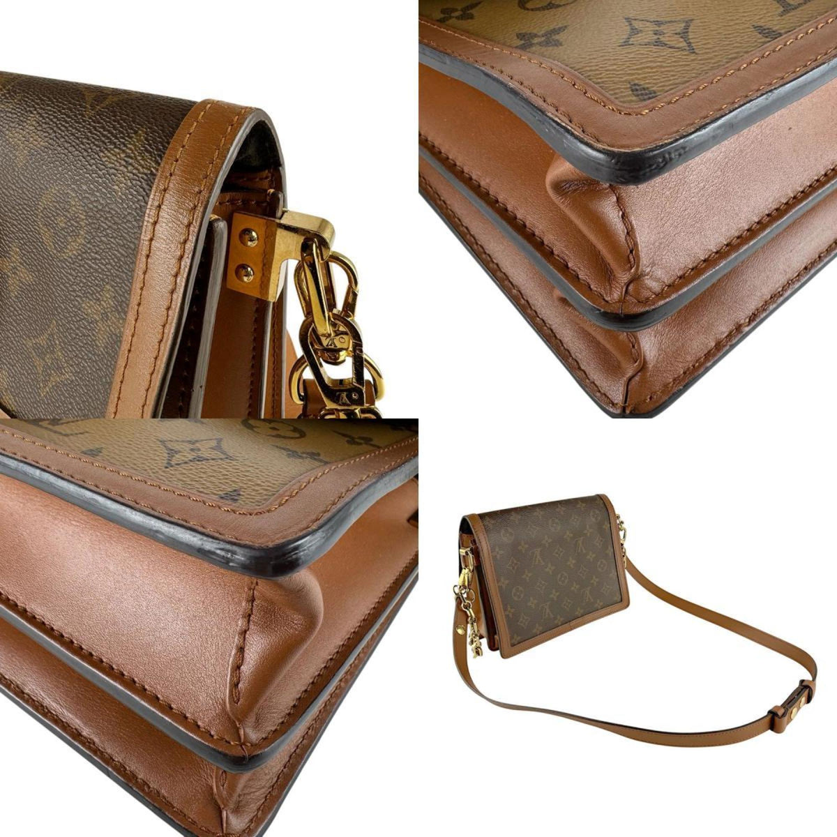 Louis Vuitton Brown Monogram Shoulder Bag (Pre-Owned)