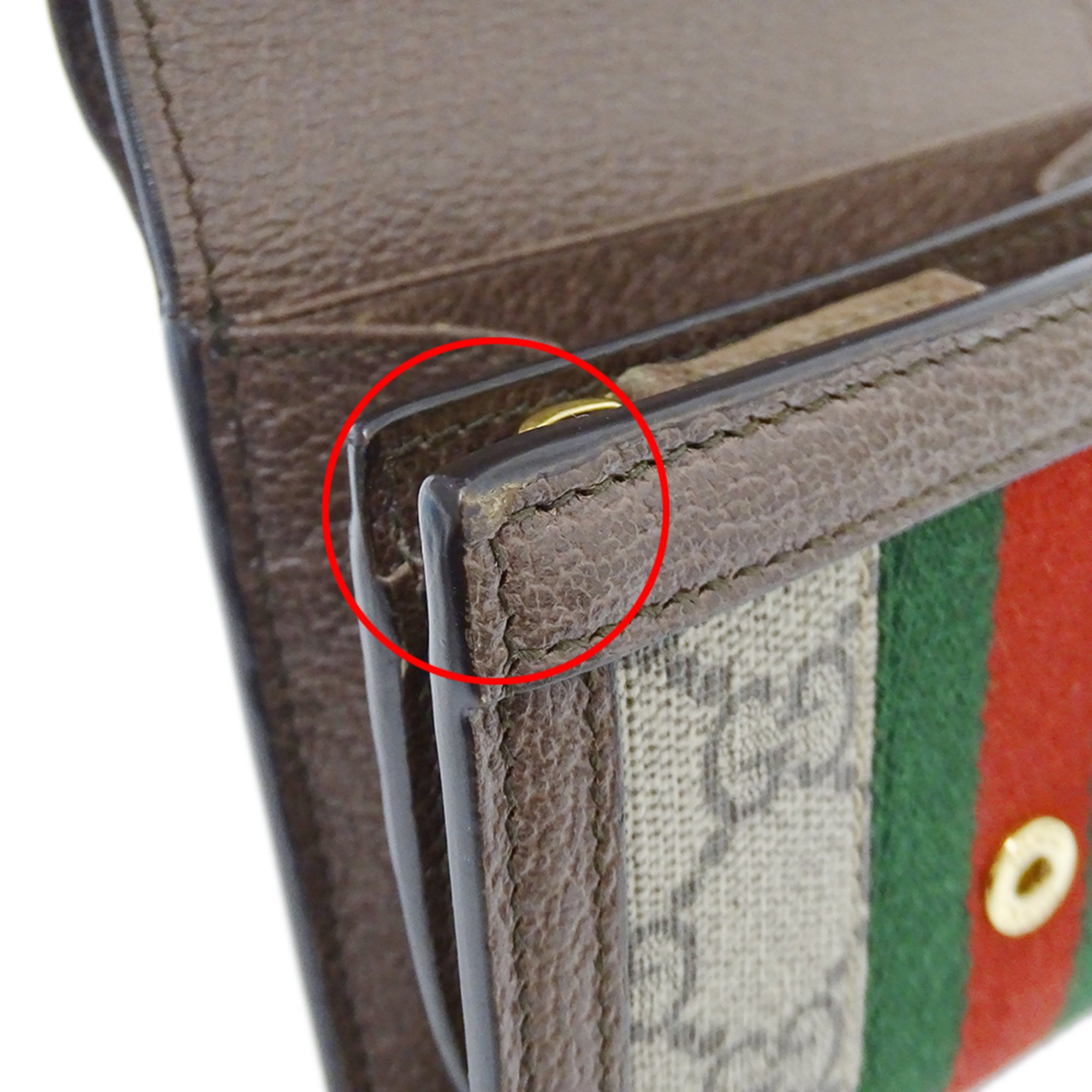 Gucci Beige Brown Gg Supreme Wallet (Bi-Fold) (Pre-Owned)