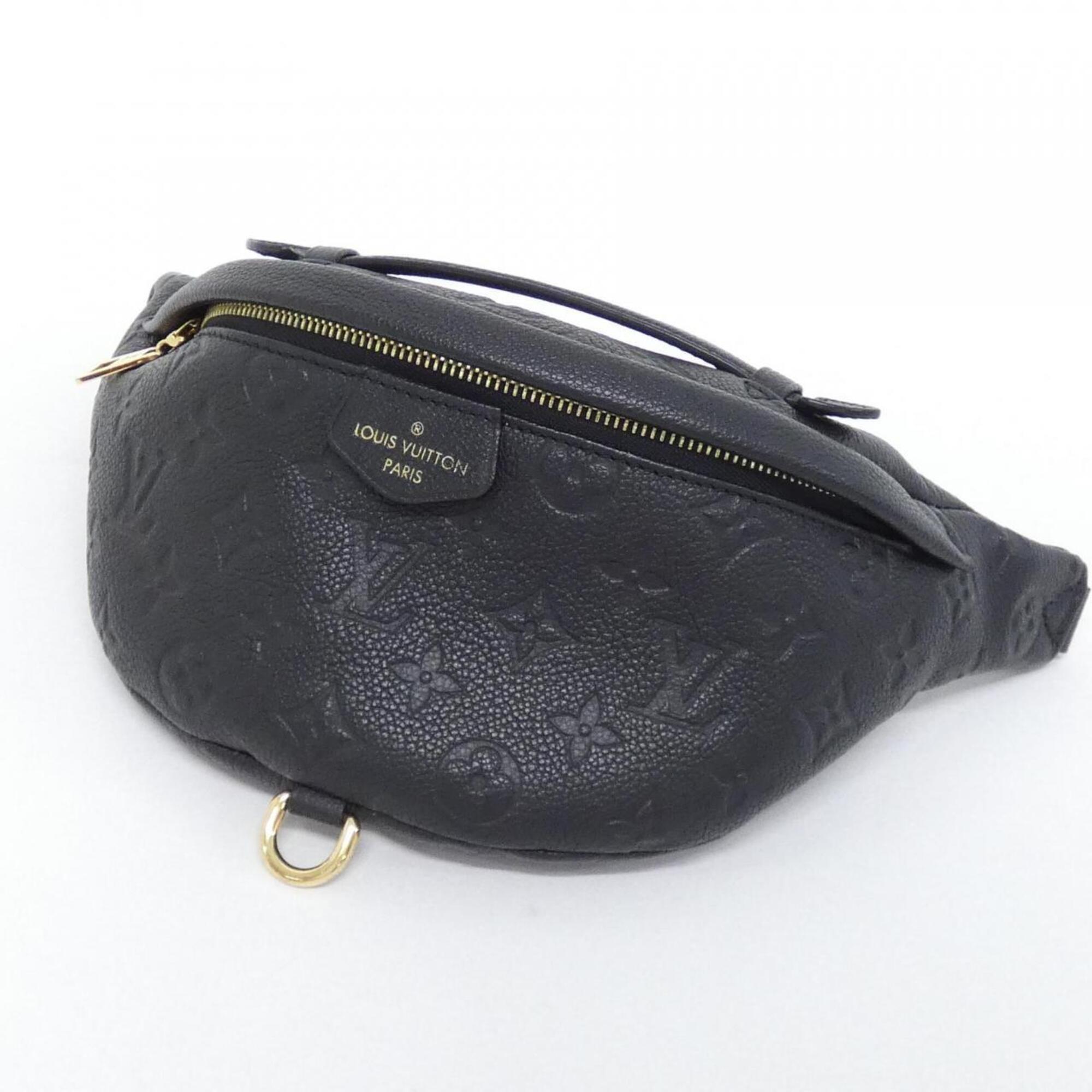 Louis Vuitton Black Leather Shoulder Bag (Pre-Owned)
