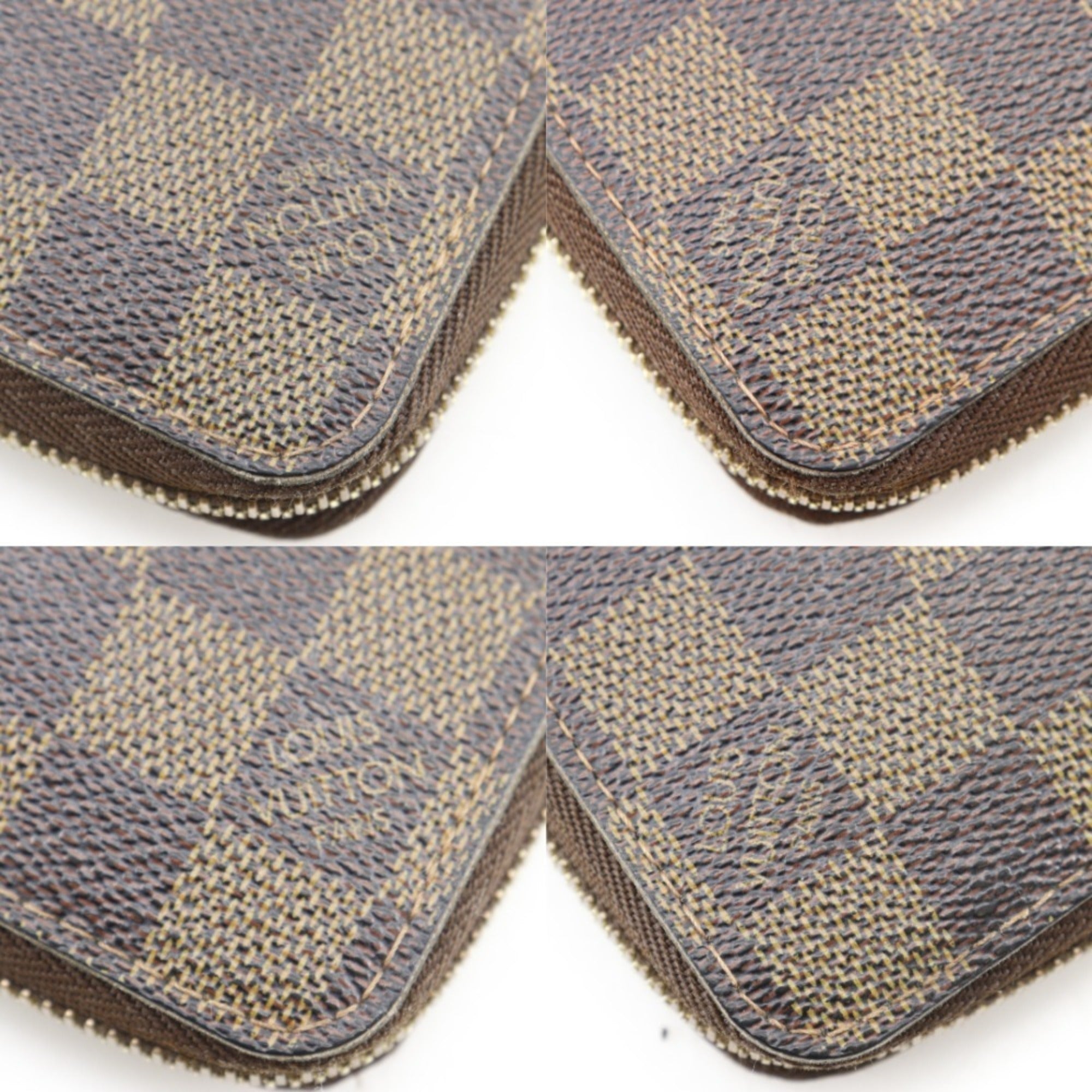 Louis Vuitton Damier Brown Damier Canvas Long Wallet (Bi-Fold) (Pre-Owned)