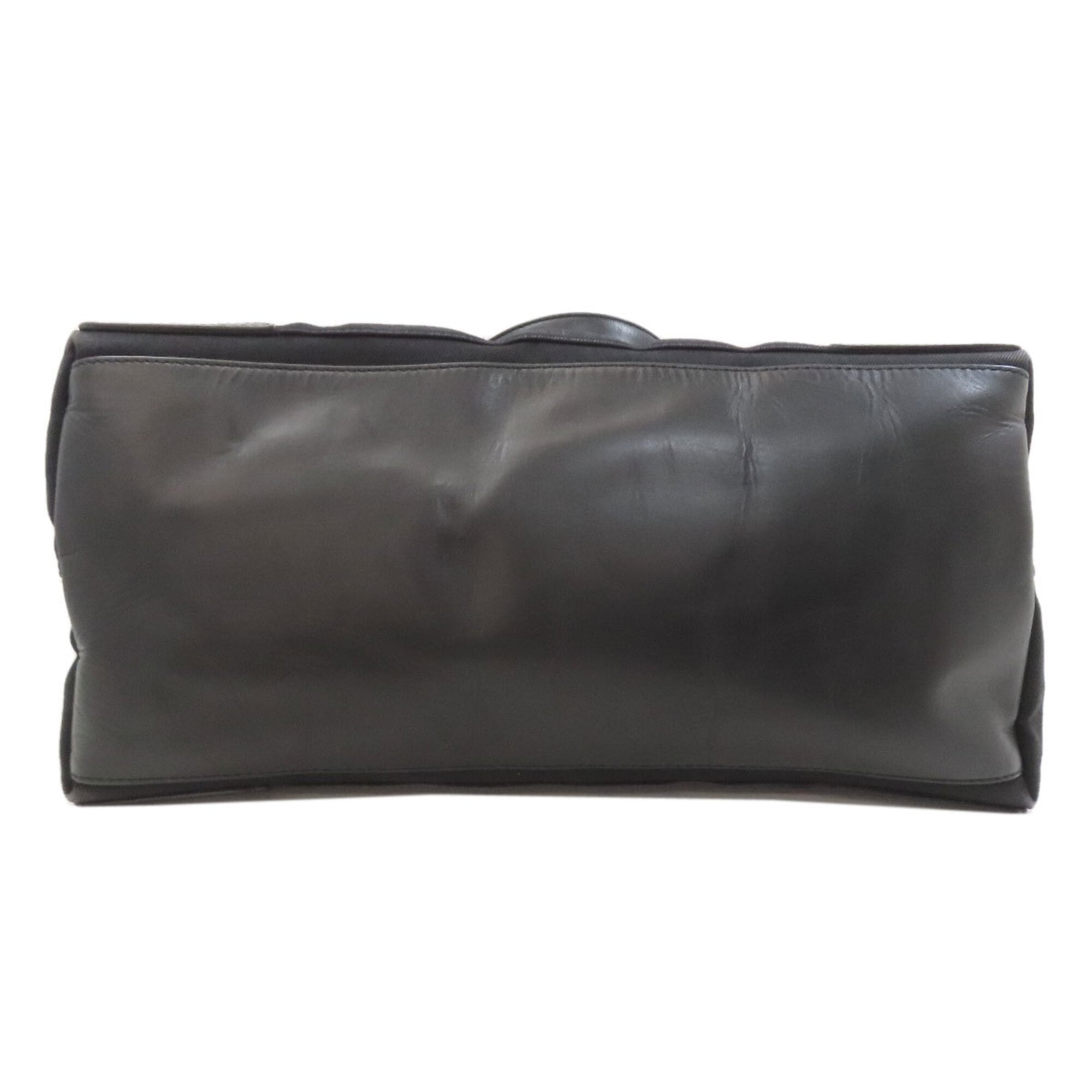 Balenciaga Black Canvas Pouch Tote Bag (Pre-Owned)