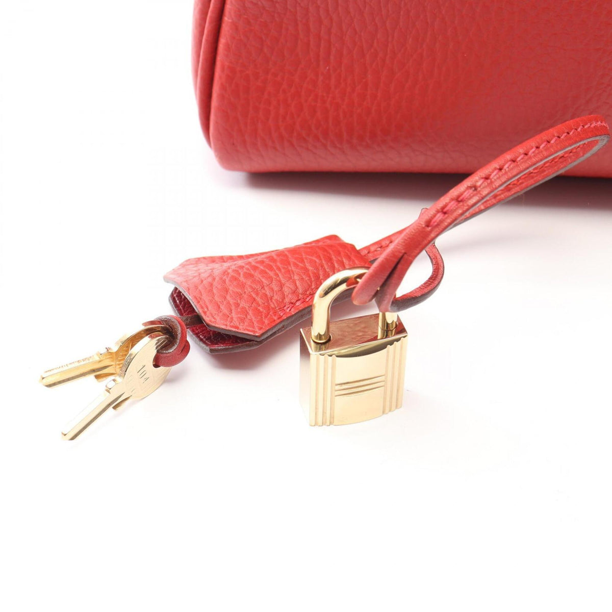 Hermes Red Color Ardennes Leather Backpack (Pre-Owned)