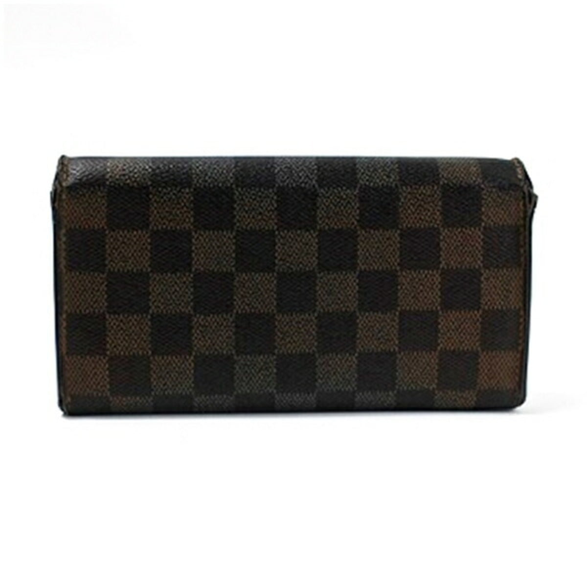 Louis Vuitton Brown Damier Canvas Long Wallet (Bi-Fold) (Pre-Owned)