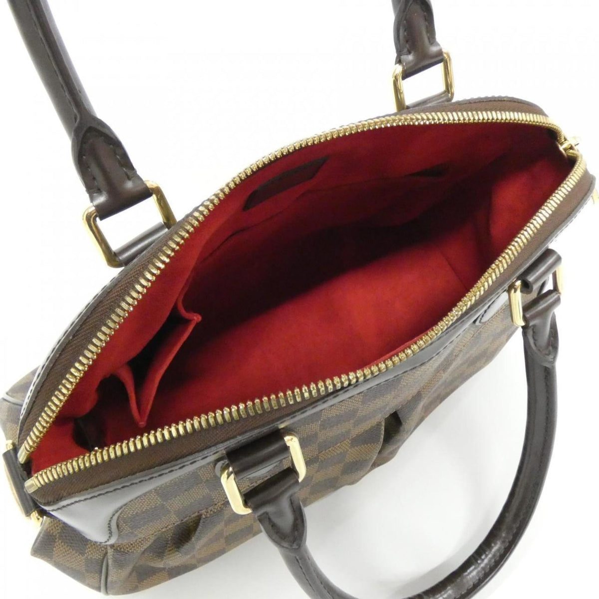 Louis Vuitton Brown Coated Canvas Handbag (Pre-Owned)