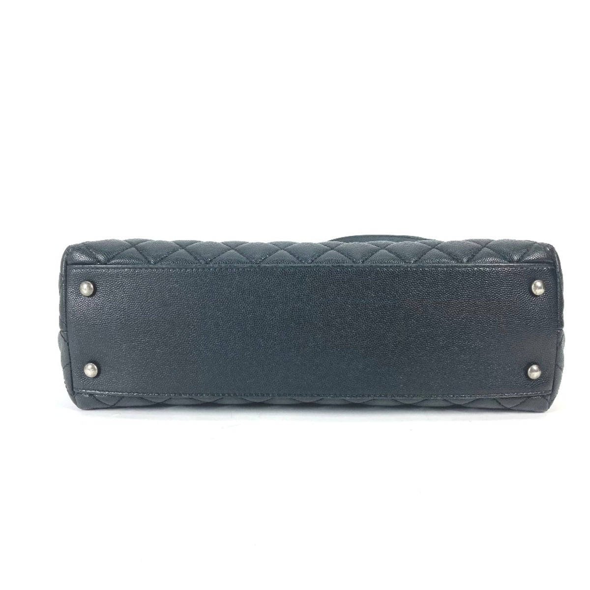 Chanel Black Leather Handbag (Pre-Owned)