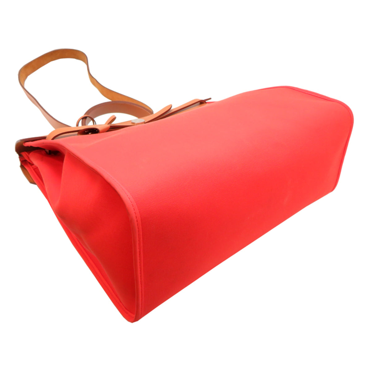 Hermes Orange Leather Handbag (Pre-Owned)