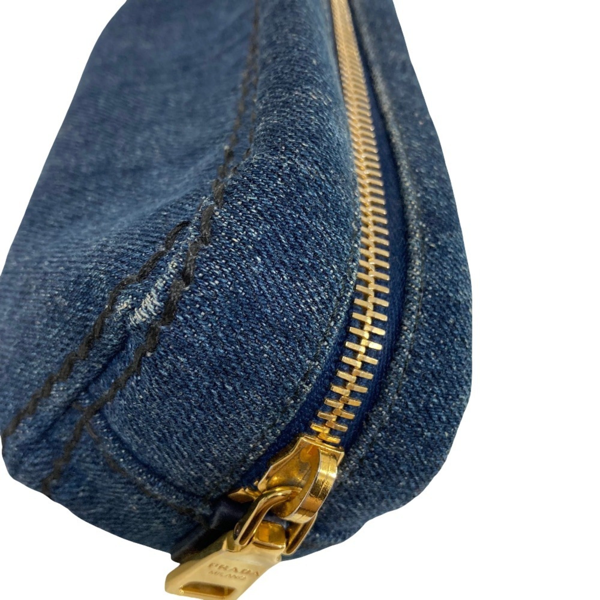 Prada Denim Pouch (Pre-Owned)