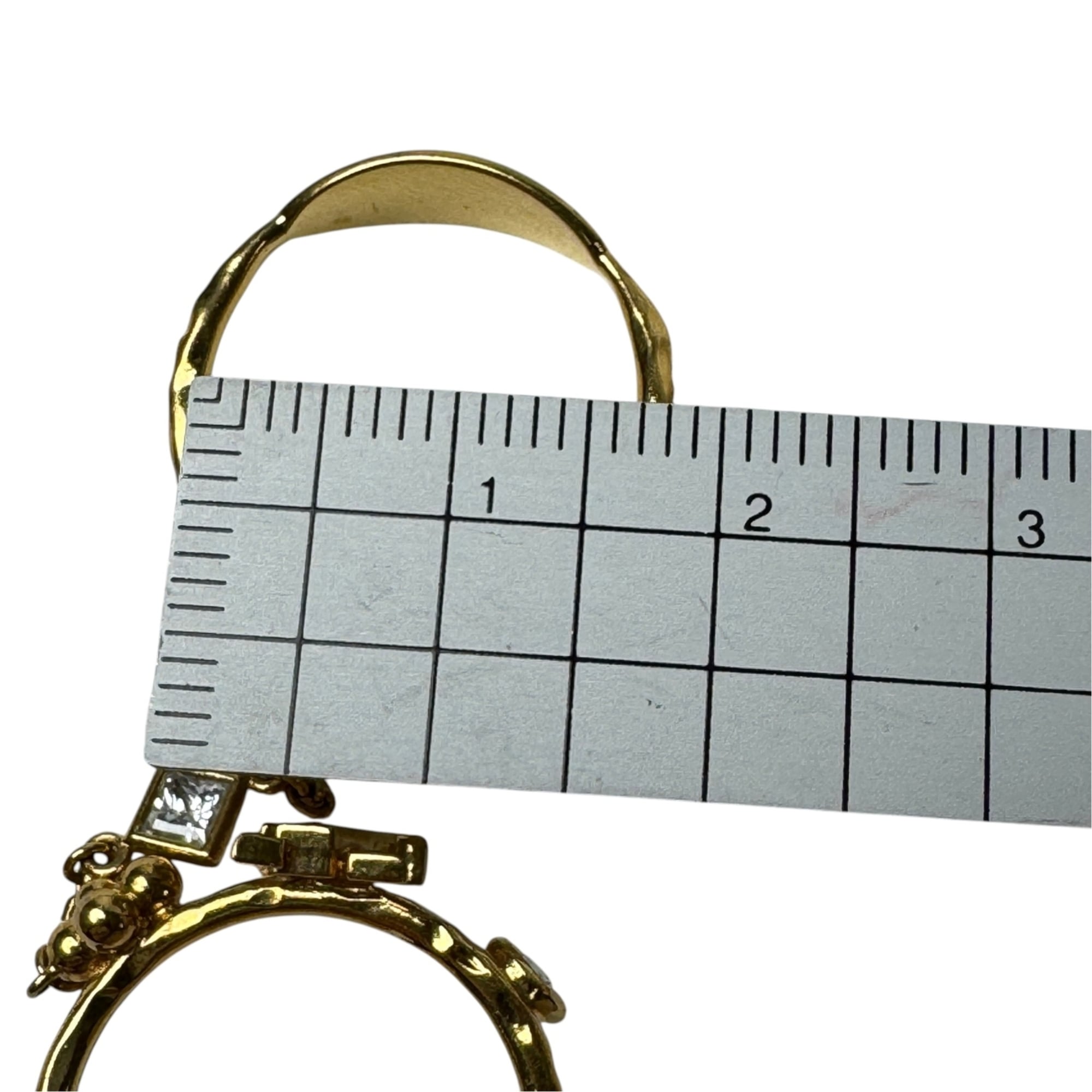 Louis Vuitton Gold Gold Plating Band Ring (Pre-Owned)