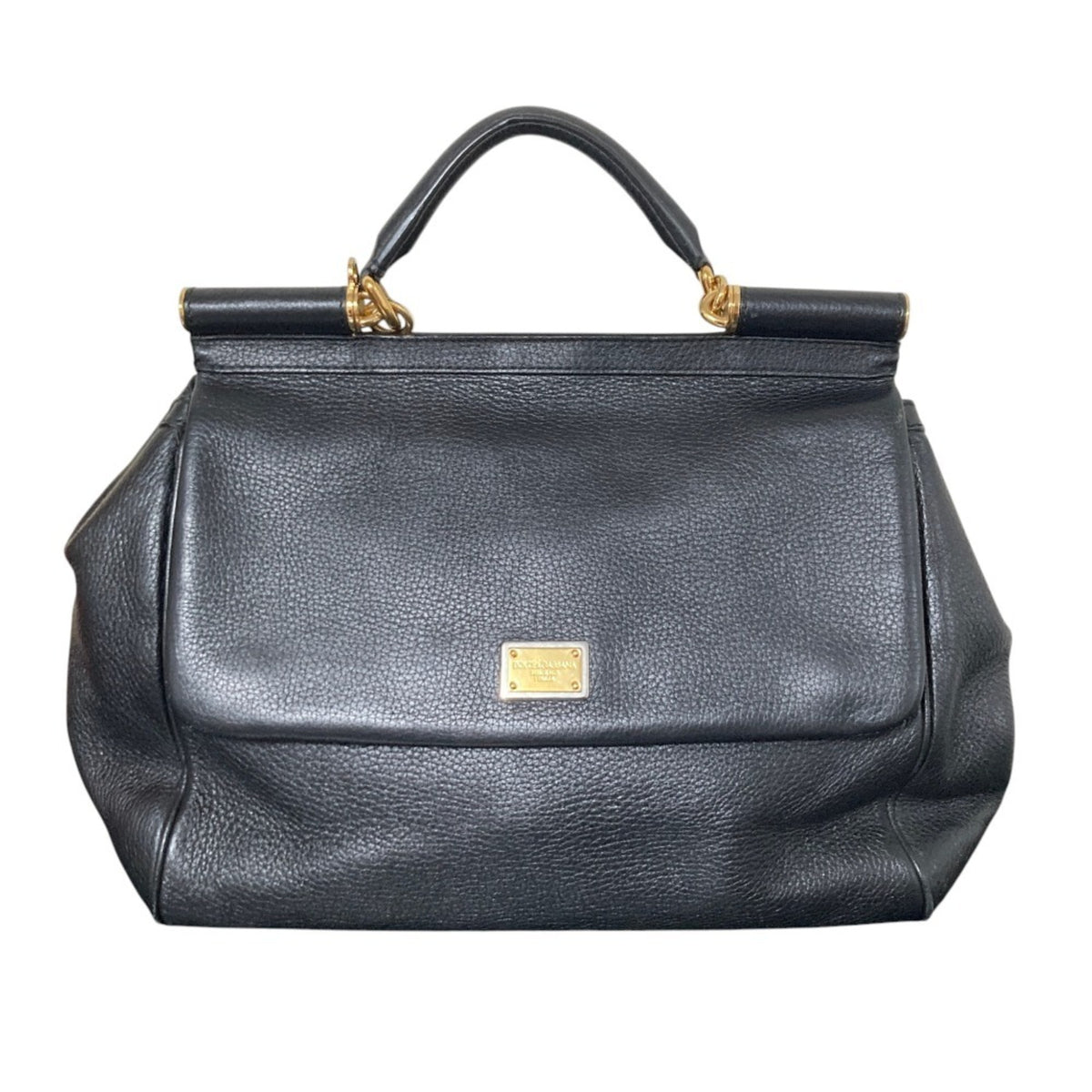 Dolce & Gabbana Black Shoulder Bag Tote Bag (Pre-Owned)