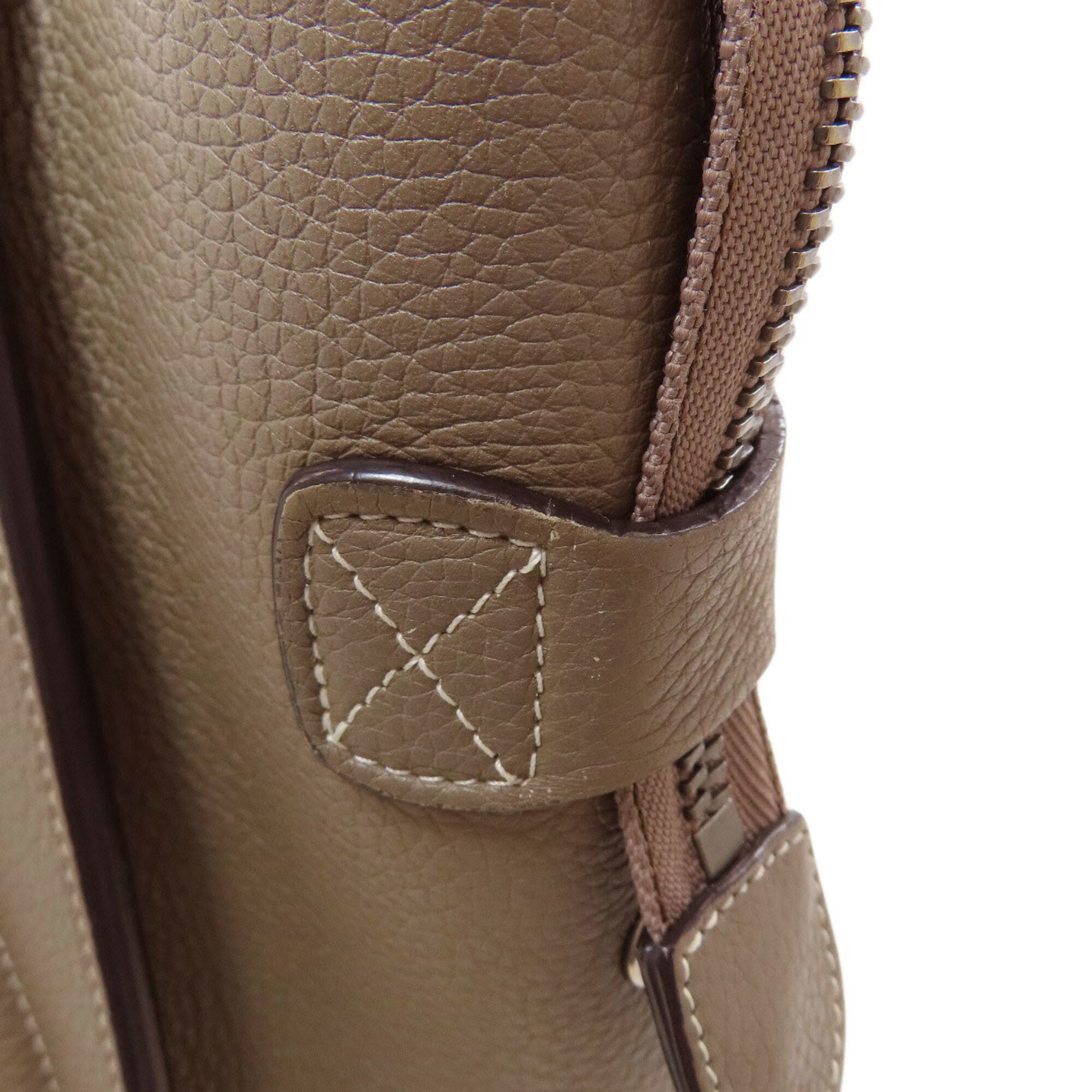 Celine Gray Leather Handbag (Pre-Owned)
