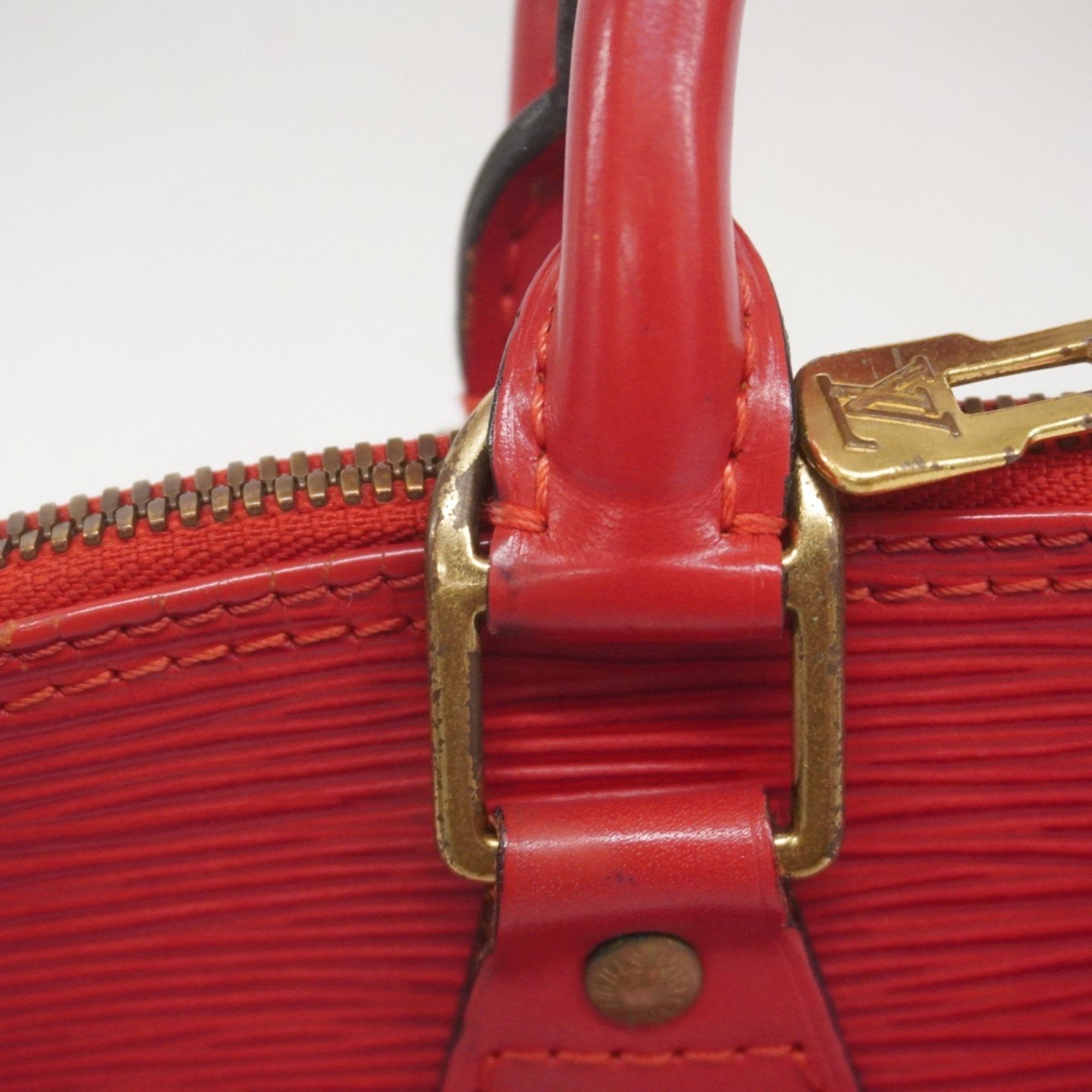 Louis Vuitton Castilian Red Handbag (Pre-Owned)