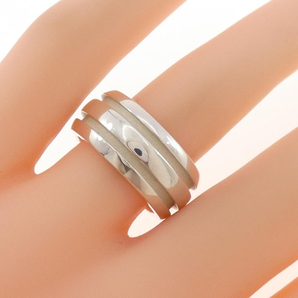 Tiffany Silver 925 Band Ring (Pre-Owned)