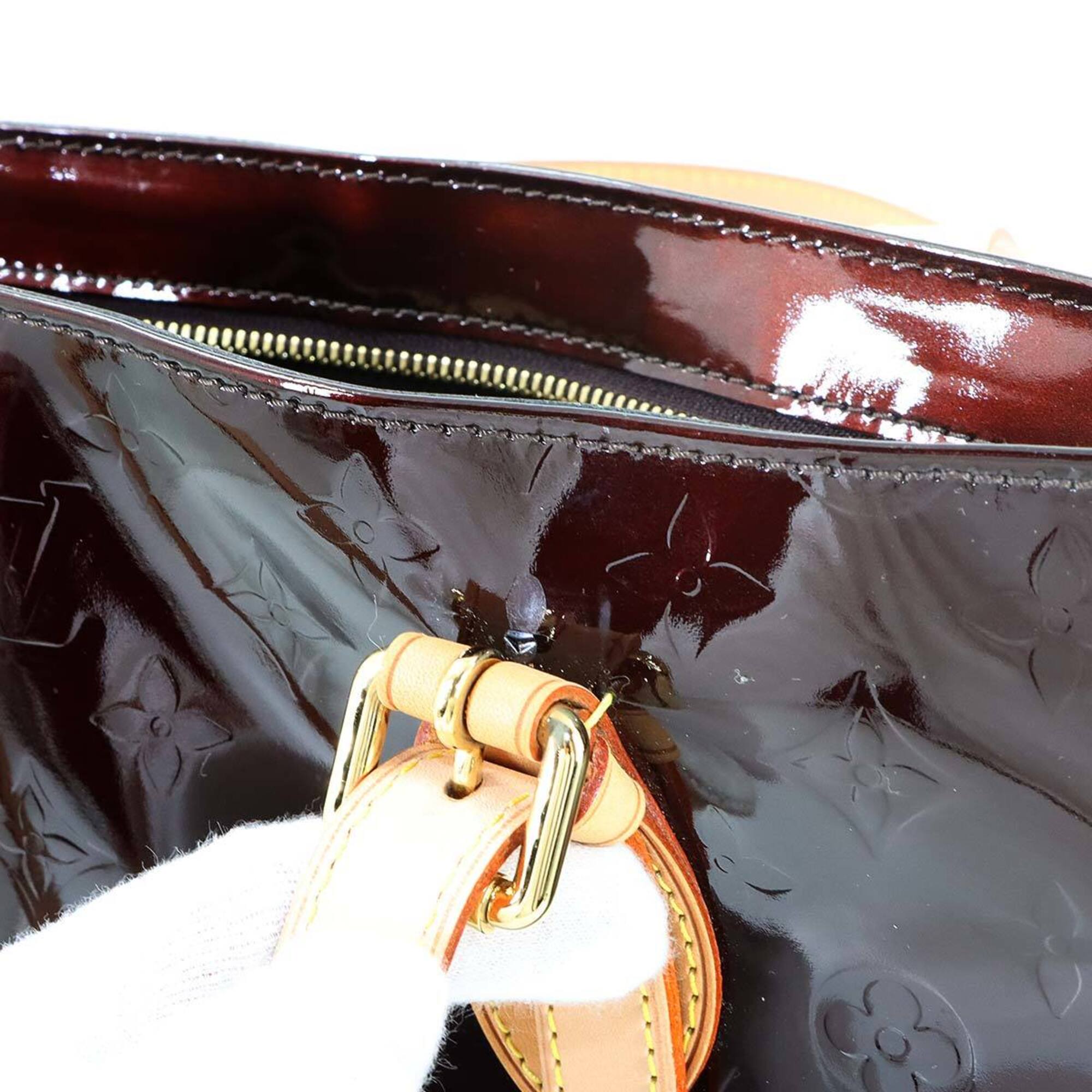 Louis Vuitton Amarante Monogram Vernis Handbag Tote Bag (Pre-Owned)