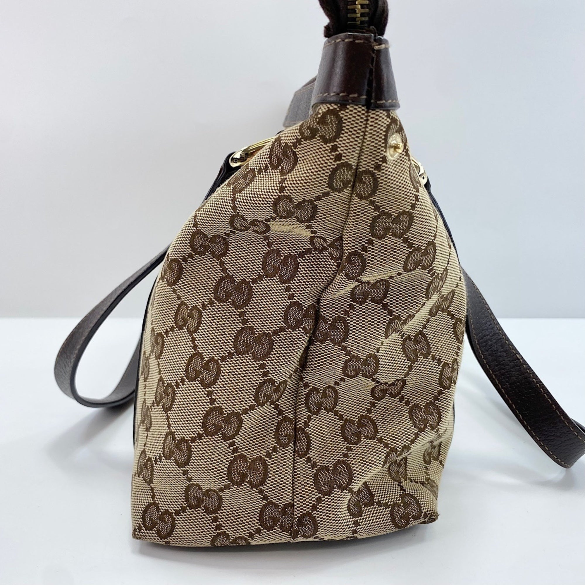 Gucci Abbey Beige Handbag (Pre-Owned)