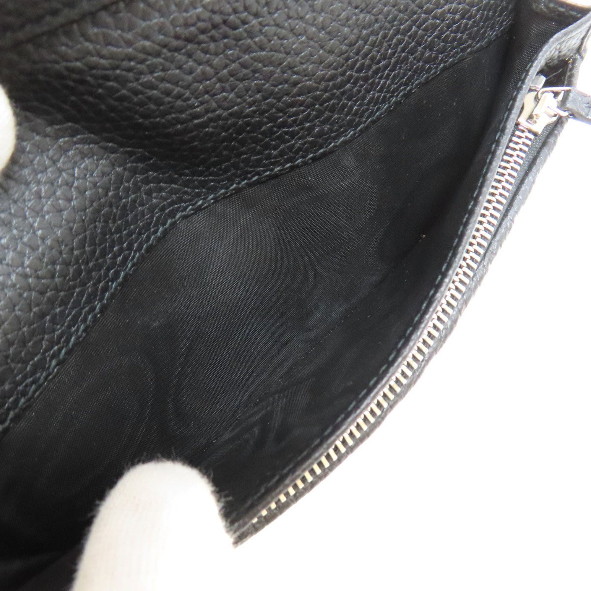 Gucci Black Leather Long Wallet (Bi-Fold) (Pre-Owned)