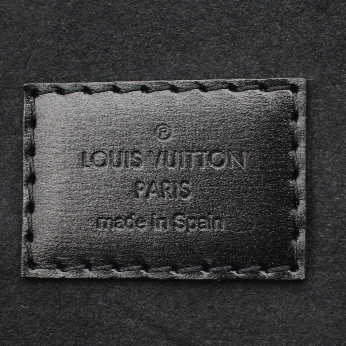 Louis Vuitton Black Brown Monogram Reverse Coated Canvas Leather Handbag (Pre-Owned)