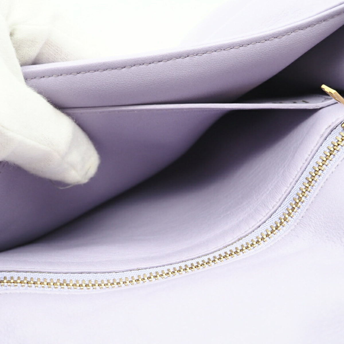 Loewe Purple Leather Shoulder Bag (Pre-Owned)