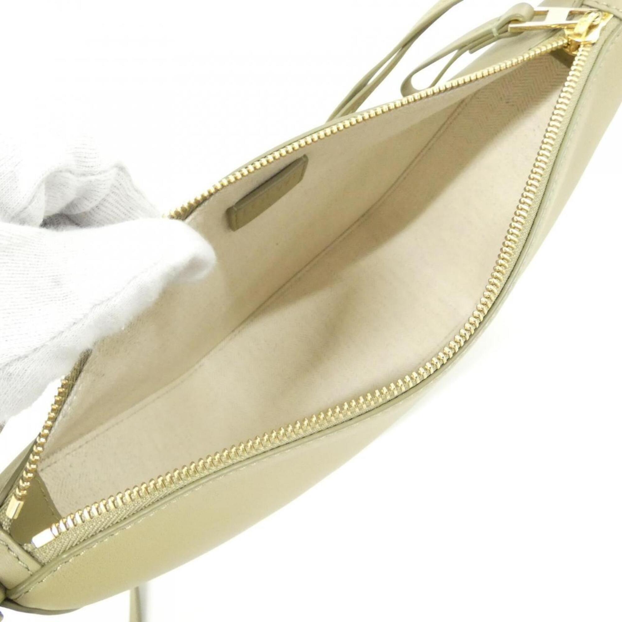 Loewe Green Leather Handbag Shoulder Bag (Pre-Owned)