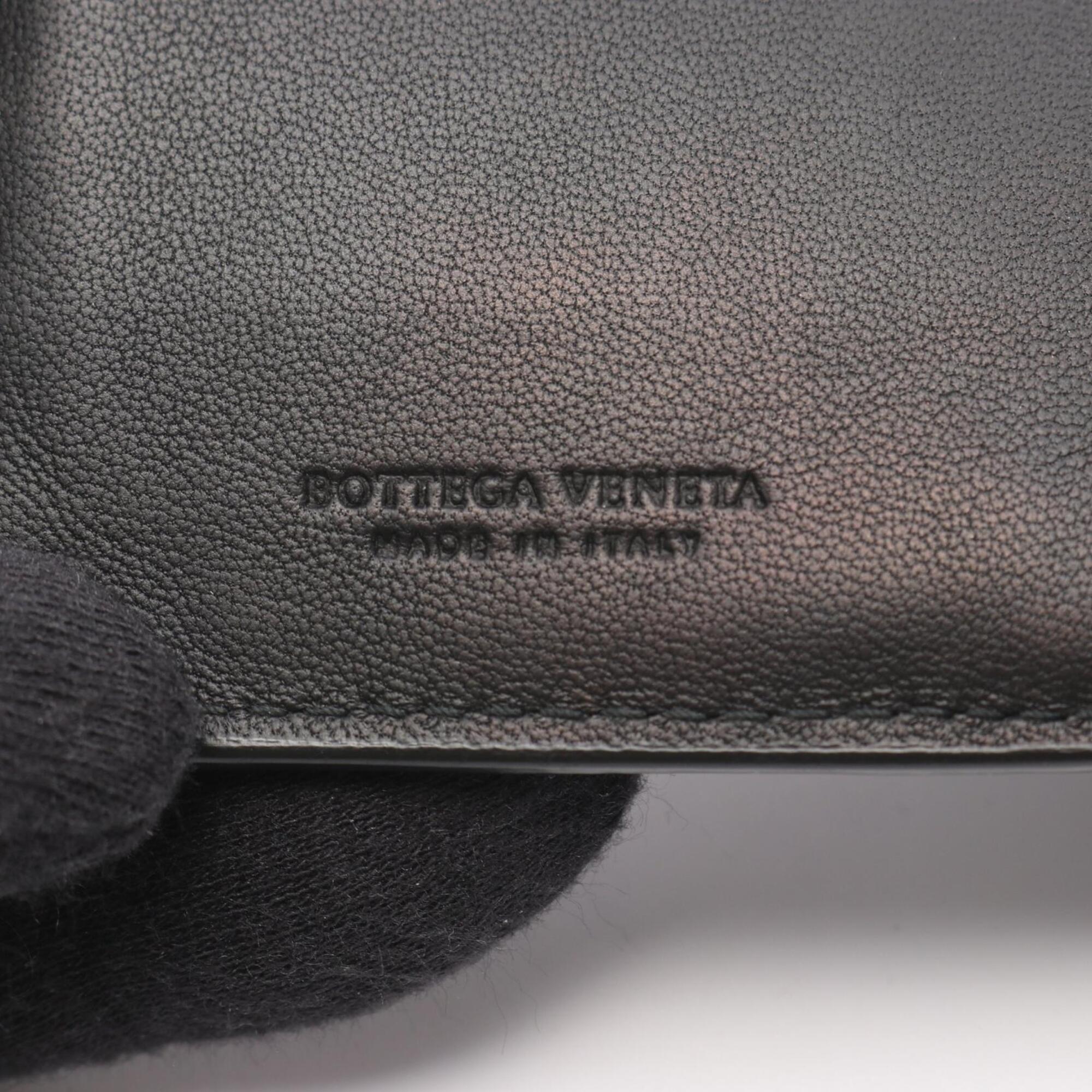 Bottega Veneta Black Intrecciato Wallet (Bi-Fold) (Pre-Owned)