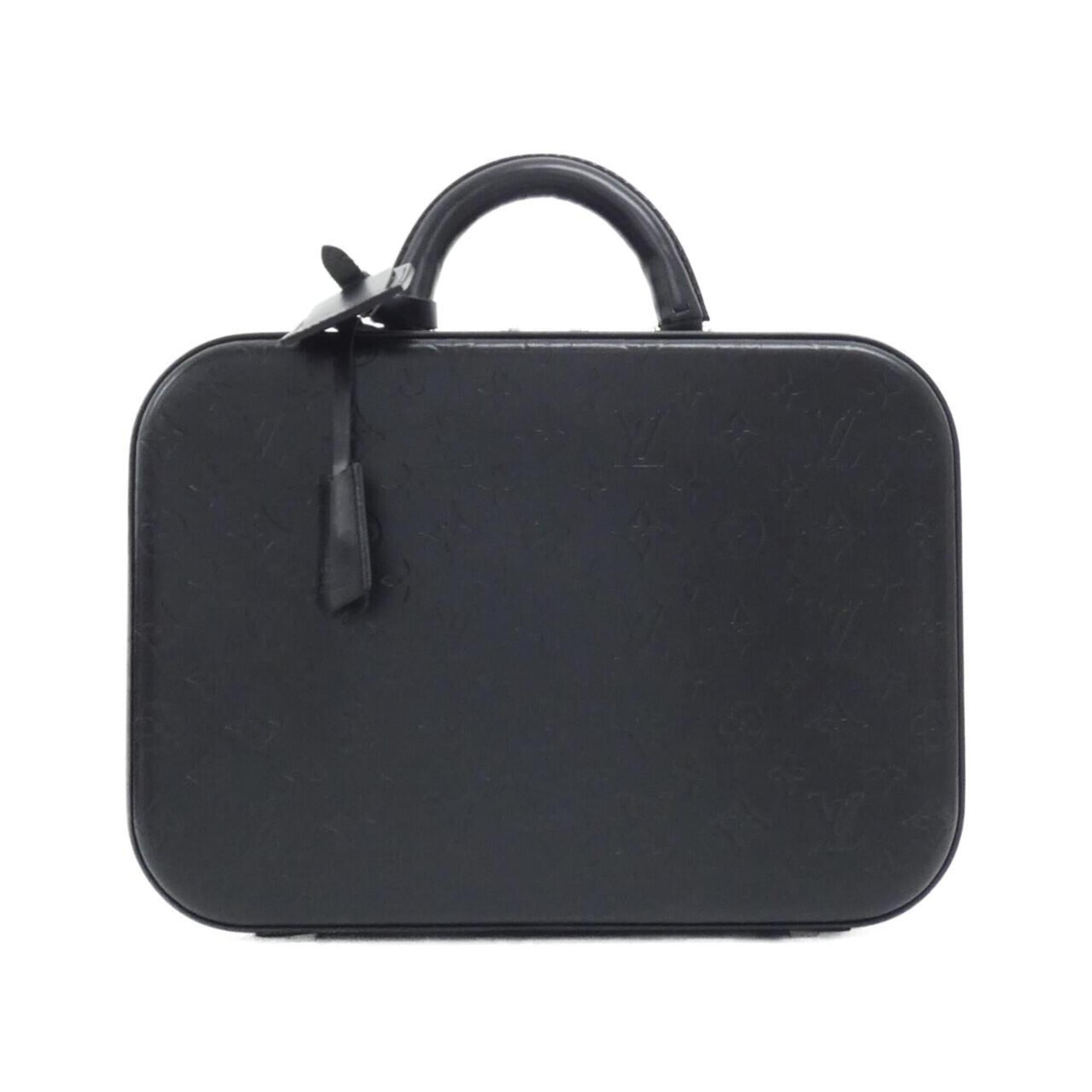 Louis Vuitton Black Leather Handbag (Pre-Owned)