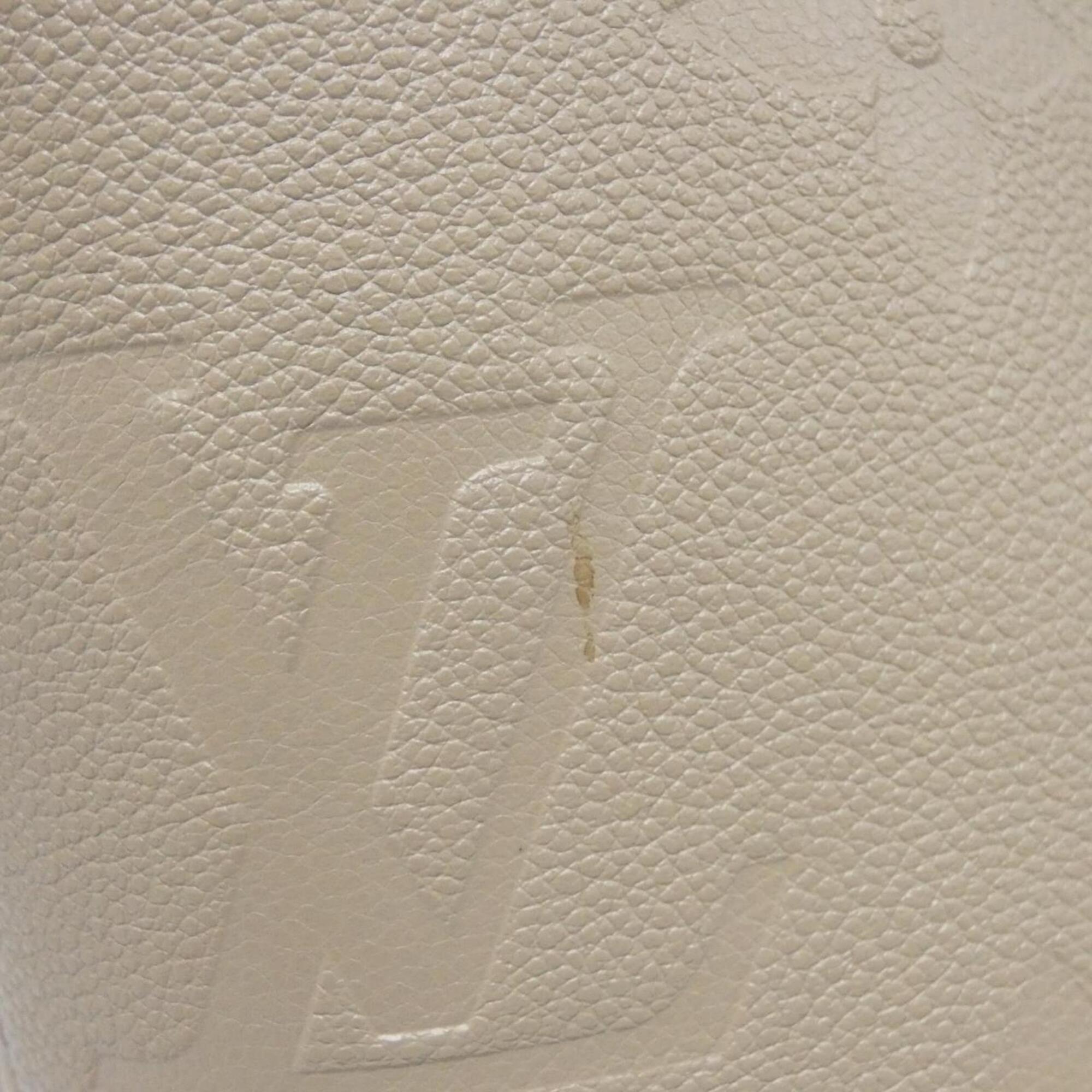 Louis Vuitton Tourterelle Leather Handbag Pouch (Pre-Owned)