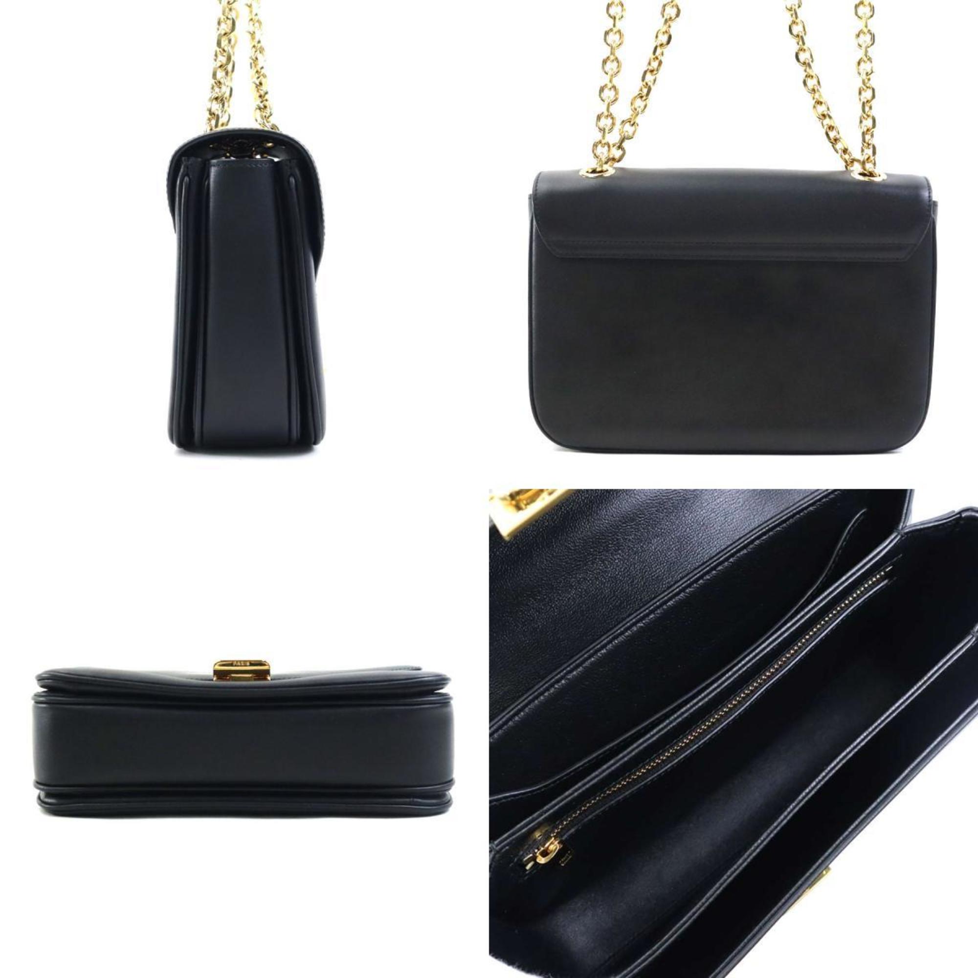 Celine Black Leather Shoulder Bag (Pre-Owned)