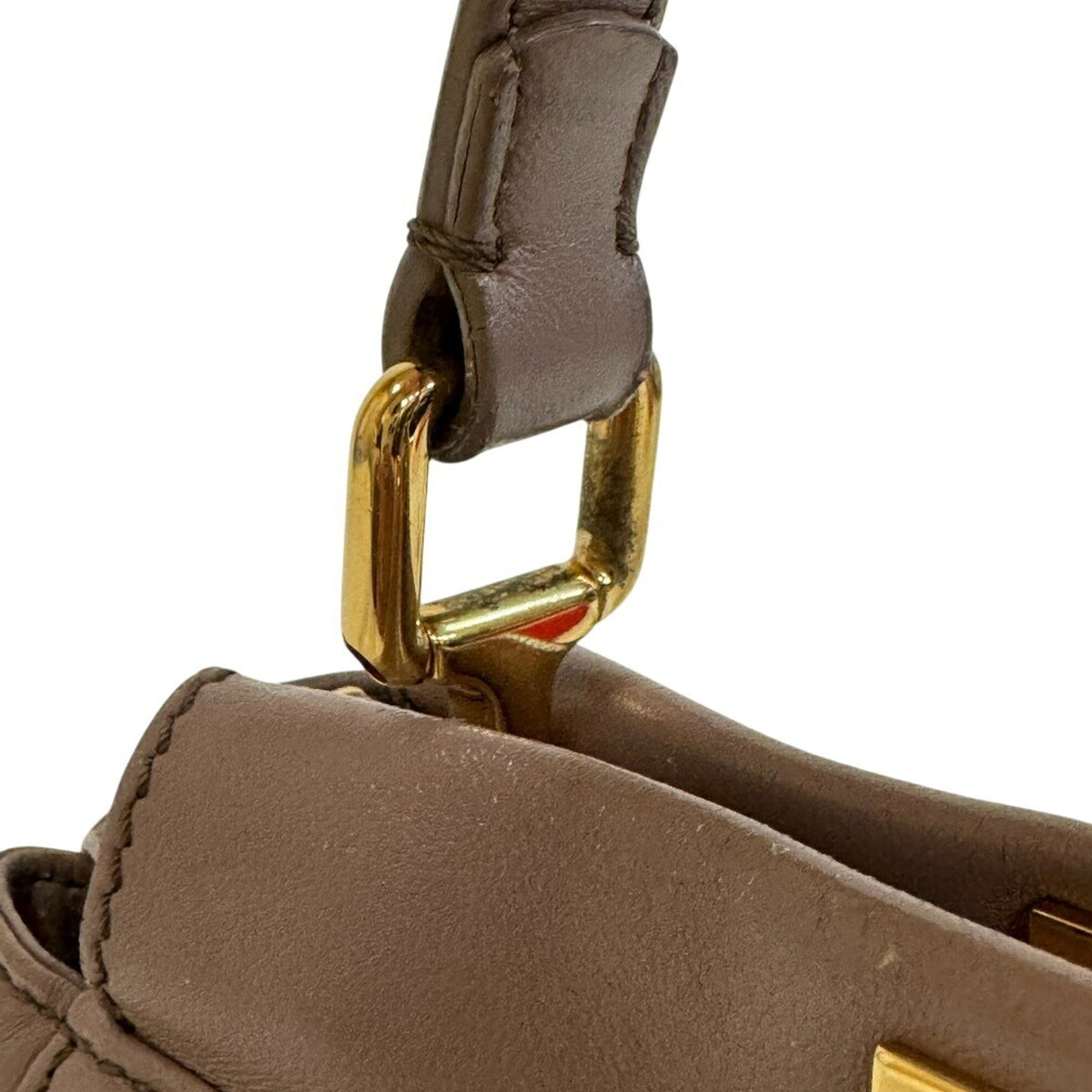 Fendi Brown Leather Handbag (Pre-Owned)