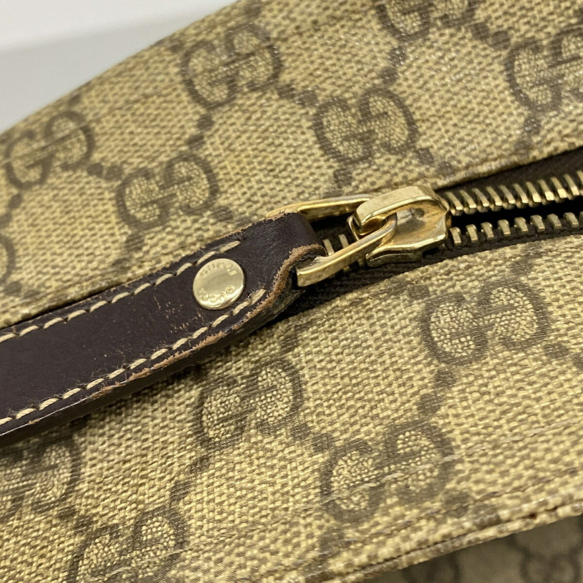 Gucci Brown Pvc Shoulder Bag (Pre-Owned)