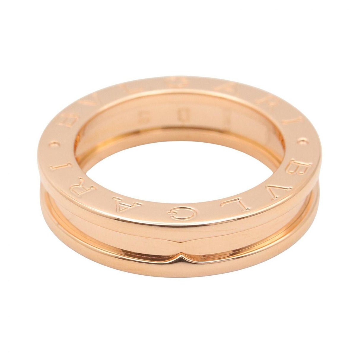 Bvlgari Gold Pink Gold (18K) Band Ring (Pre-Owned)