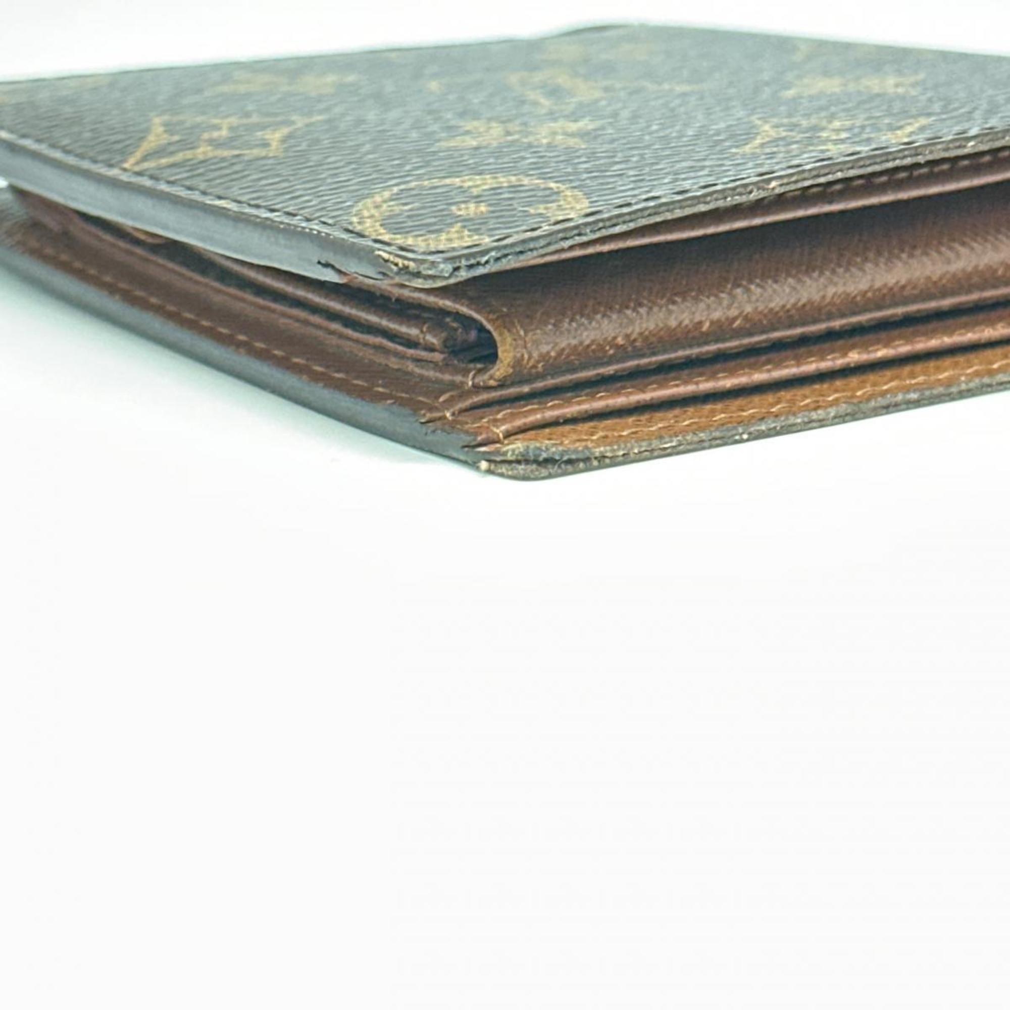Louis Vuitton Brown Monogram Monogram Wallet (Bi-Fold) (Pre-Owned)