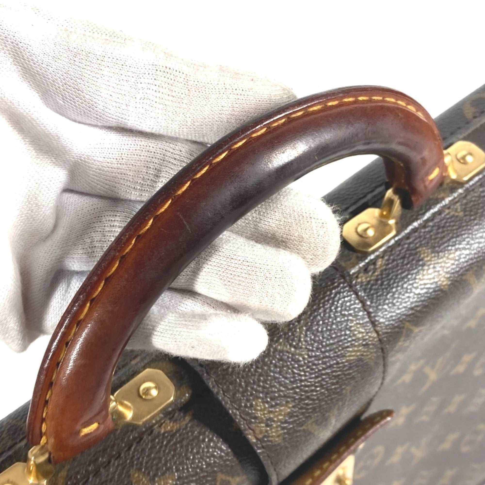 Louis Vuitton Brown Monogram Monogram Briefcase (Pre-Owned)