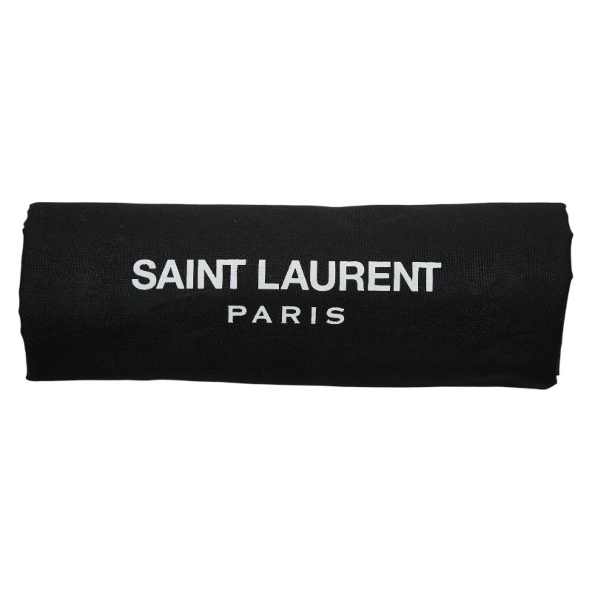 Saint Laurent Gold Red Color Leather Handbag Shoulder Bag (Pre-Owned)