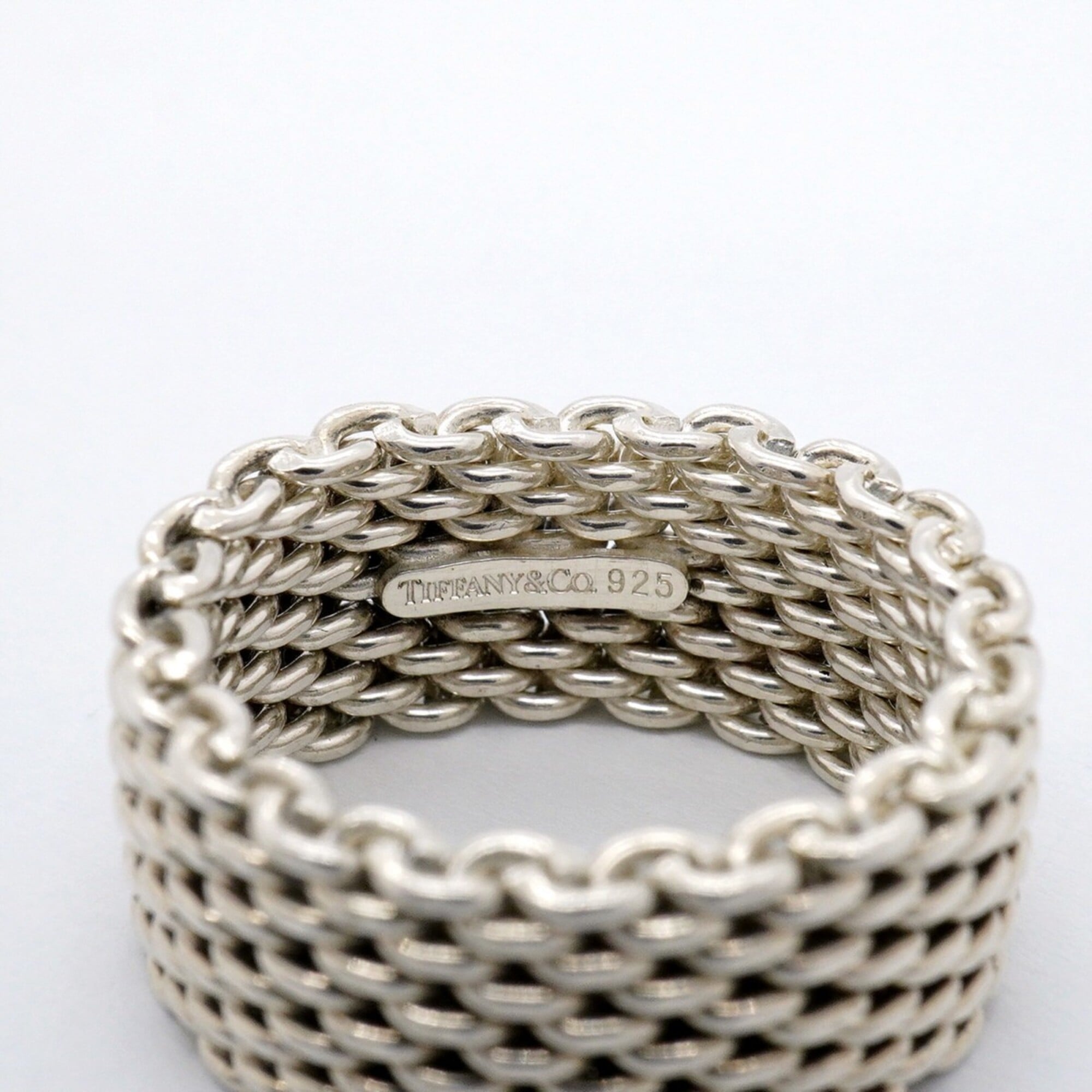 Tiffany Silver 925 Band Ring (Pre-Owned)
