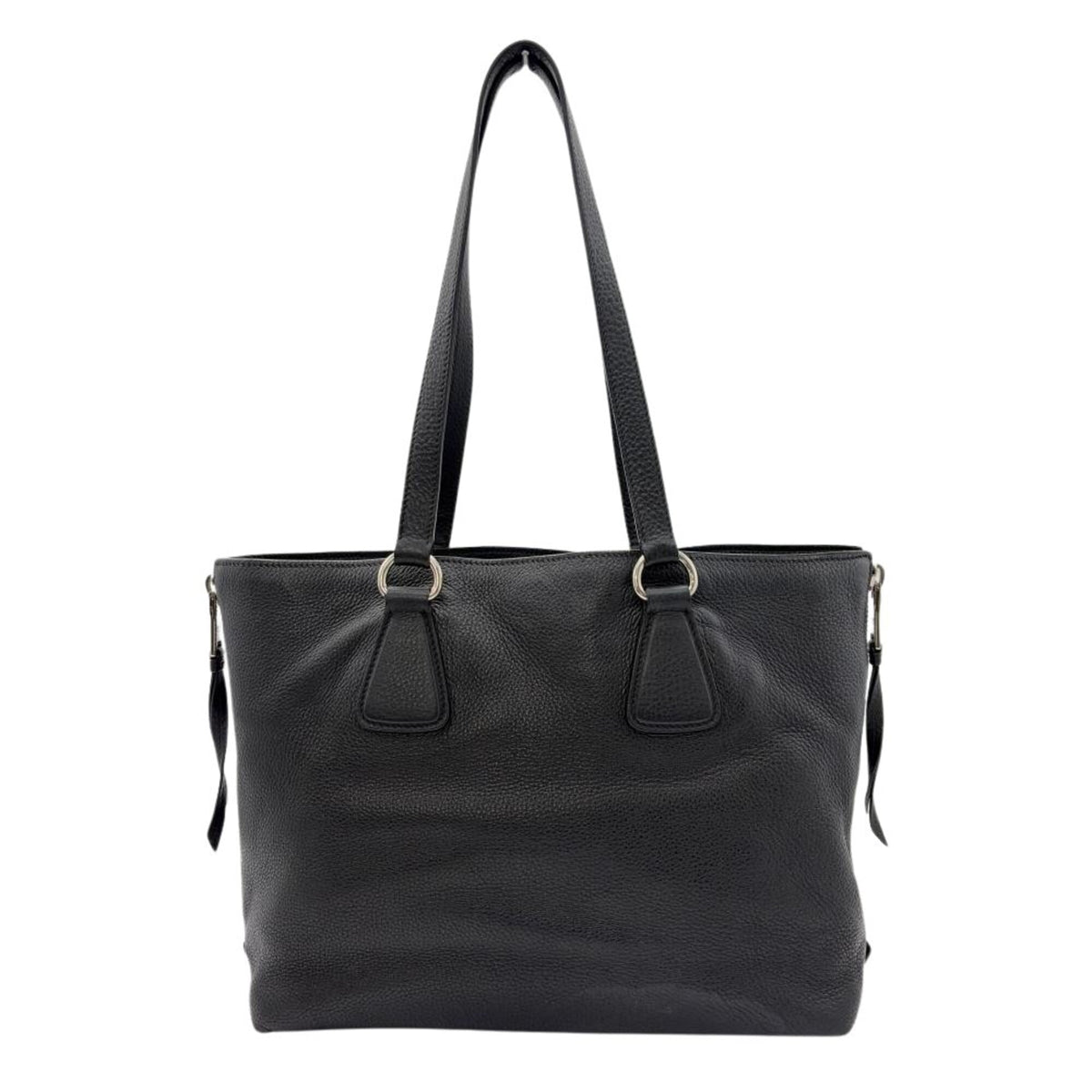 Prada Black Leather Tote Bag (Pre-Owned)