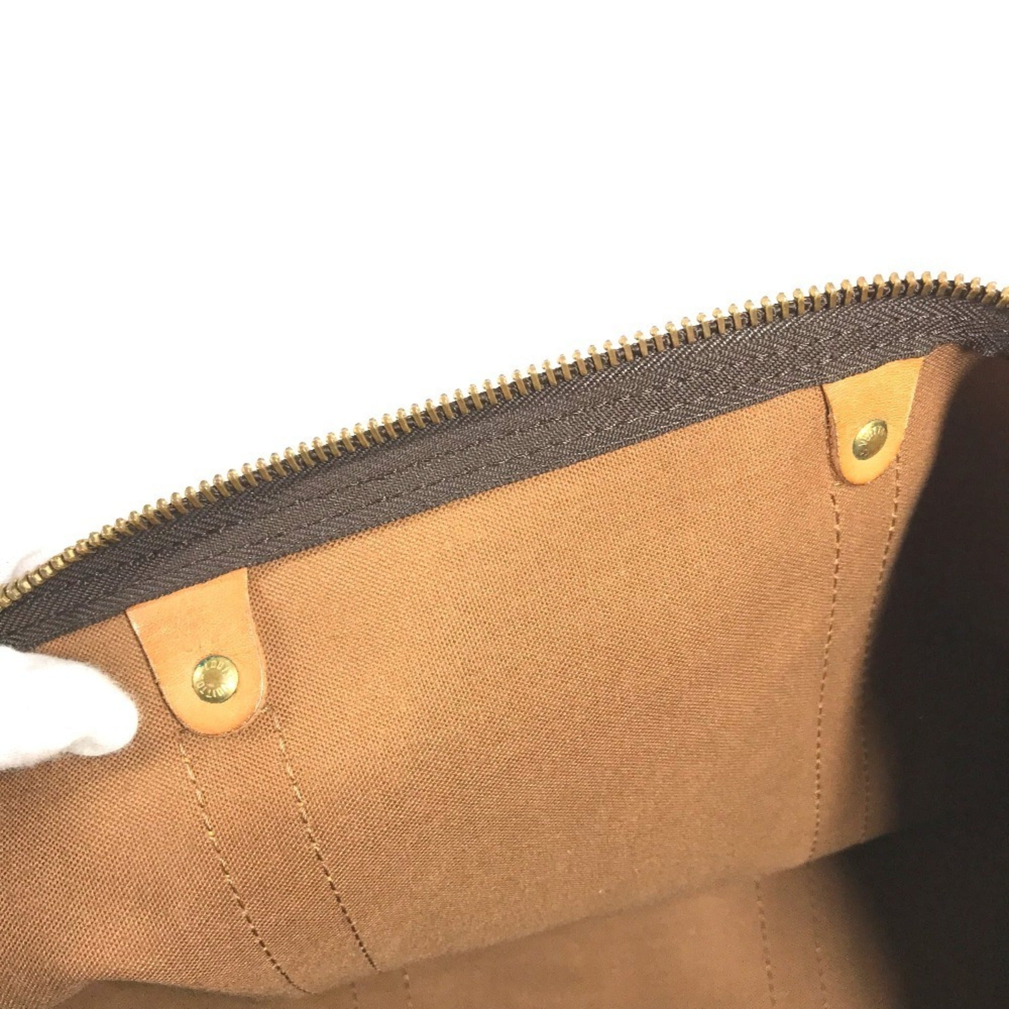 Louis Vuitton Monogram Brown Monogram Boston Bag Handbag (Pre-Owned)