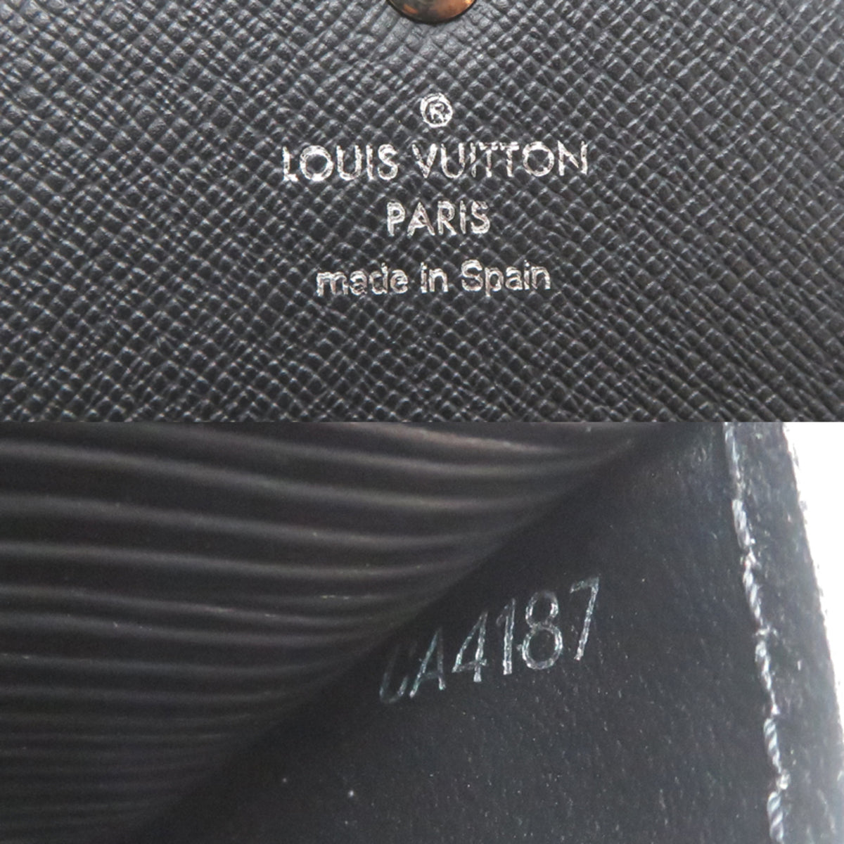 Louis Vuitton Black Epi Leather Long Wallet (Bi-Fold) (Pre-Owned)