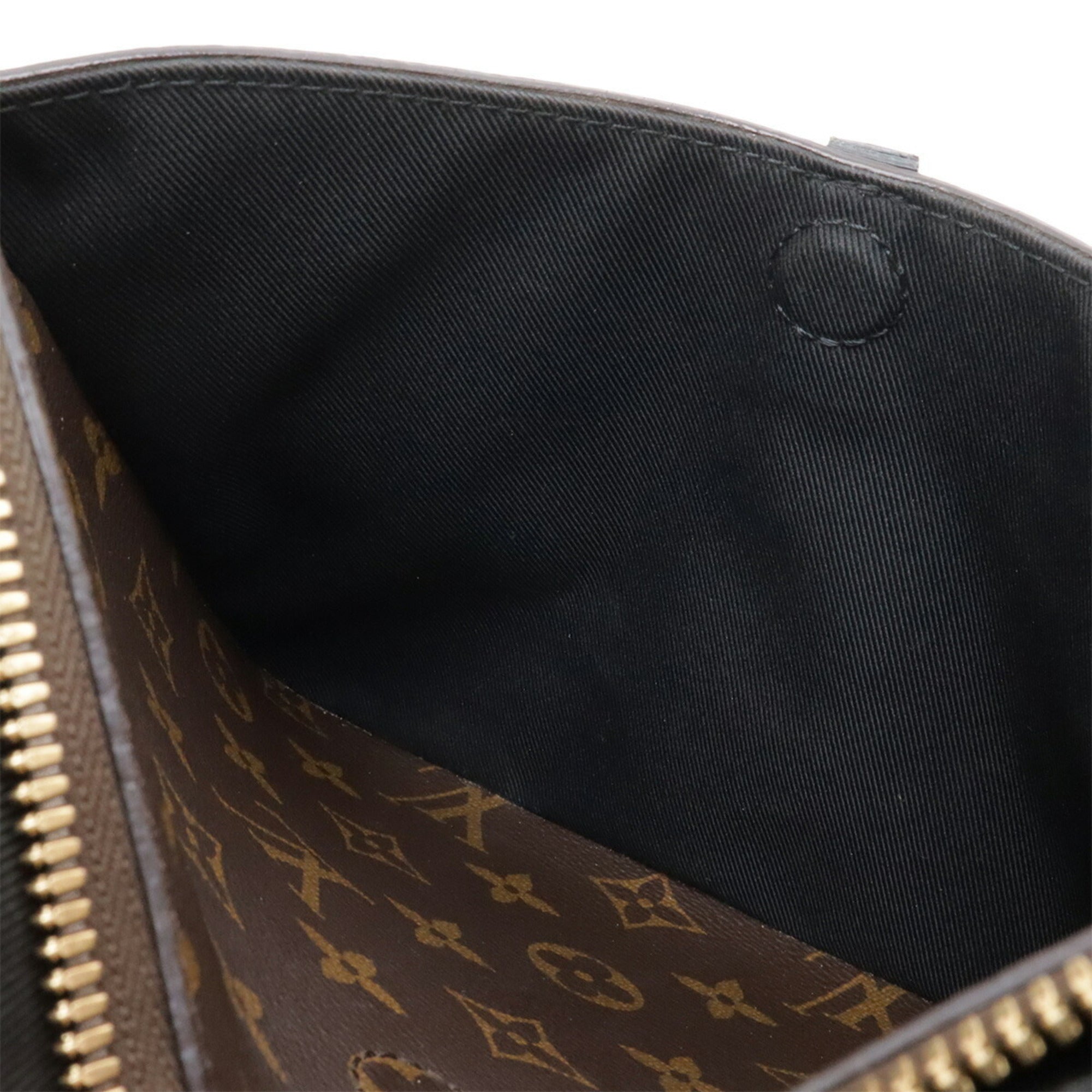 Louis Vuitton Noir Monogram Shoulder Bag (Pre-Owned)