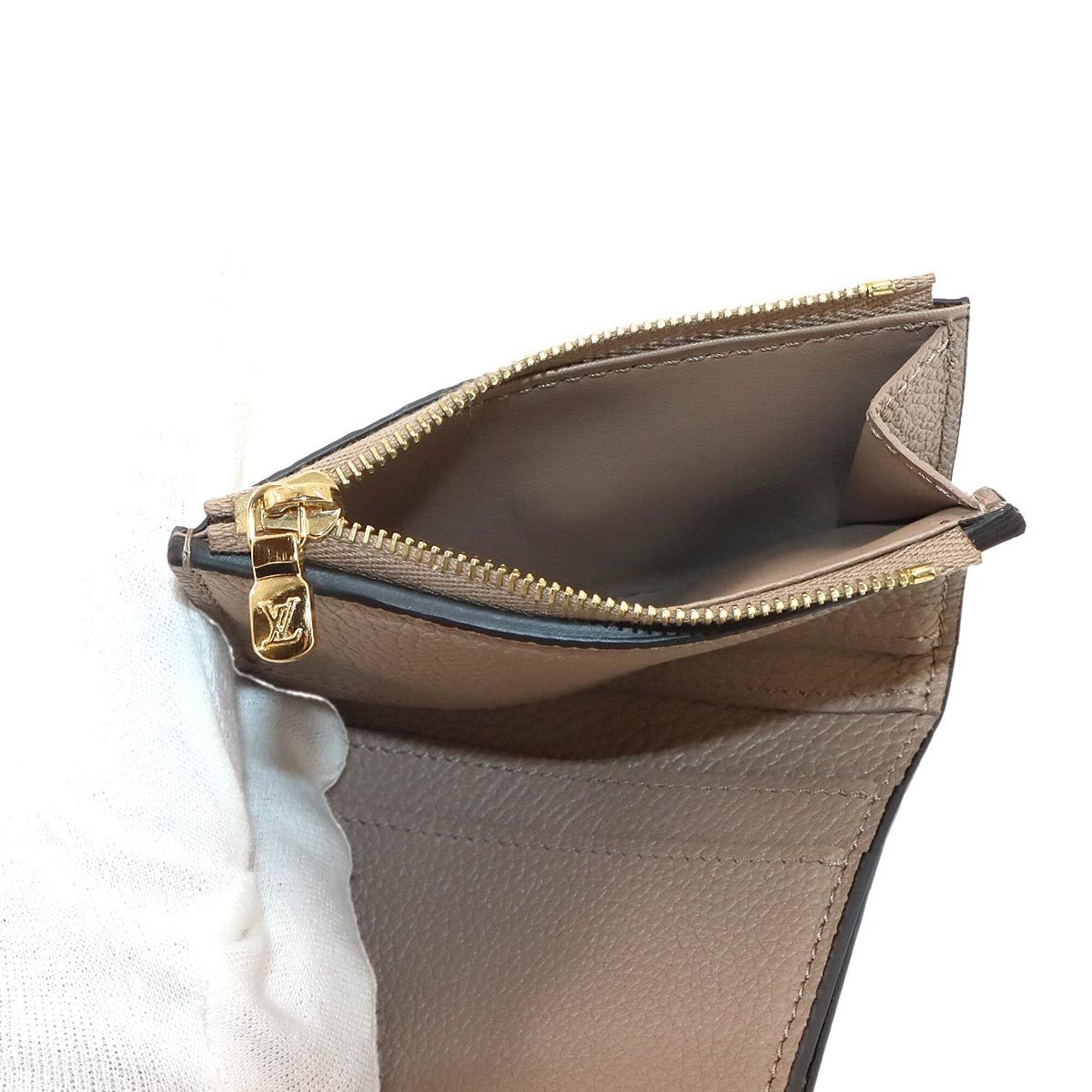 Louis Vuitton Tourterelle Monogram Empreinte Wallet (Tri-Fold) (Pre-Owned)
