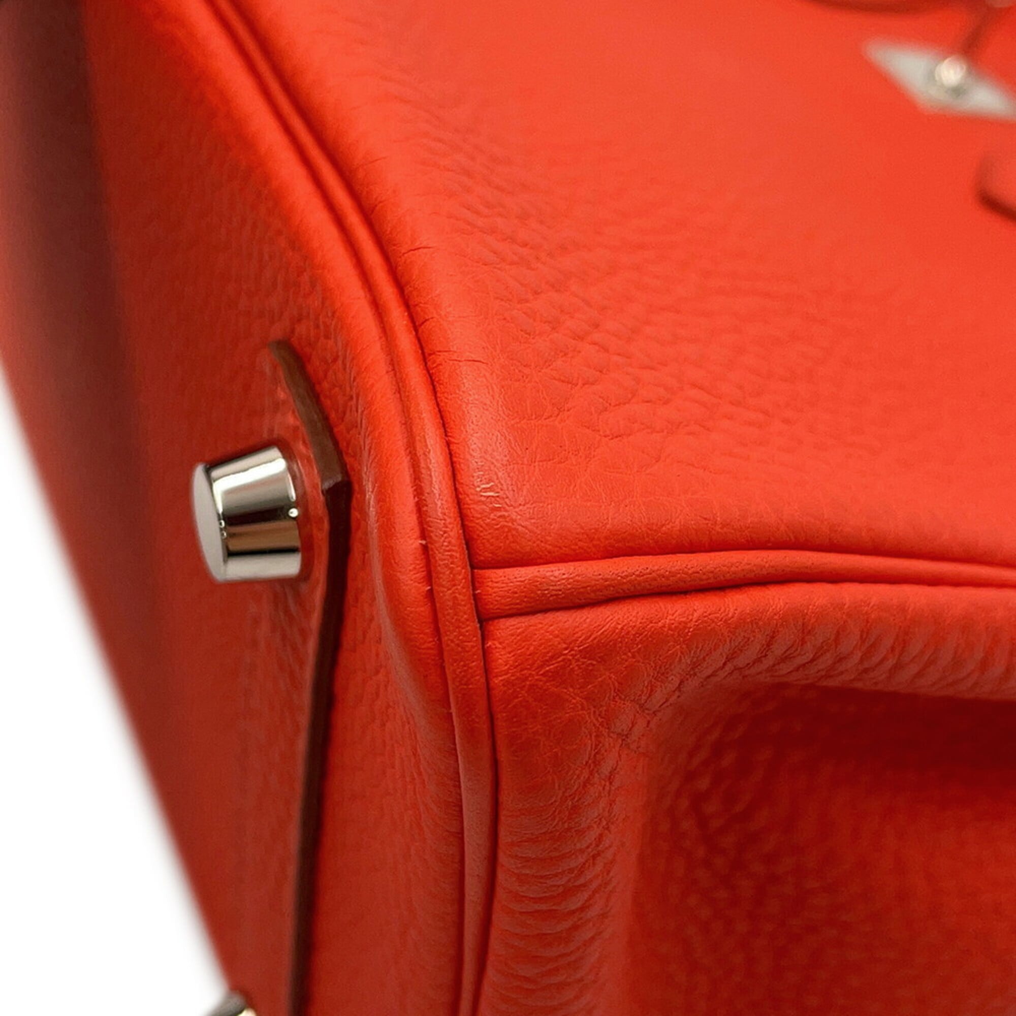 Hermes Capucine Togo Leather Handbag (Pre-Owned)